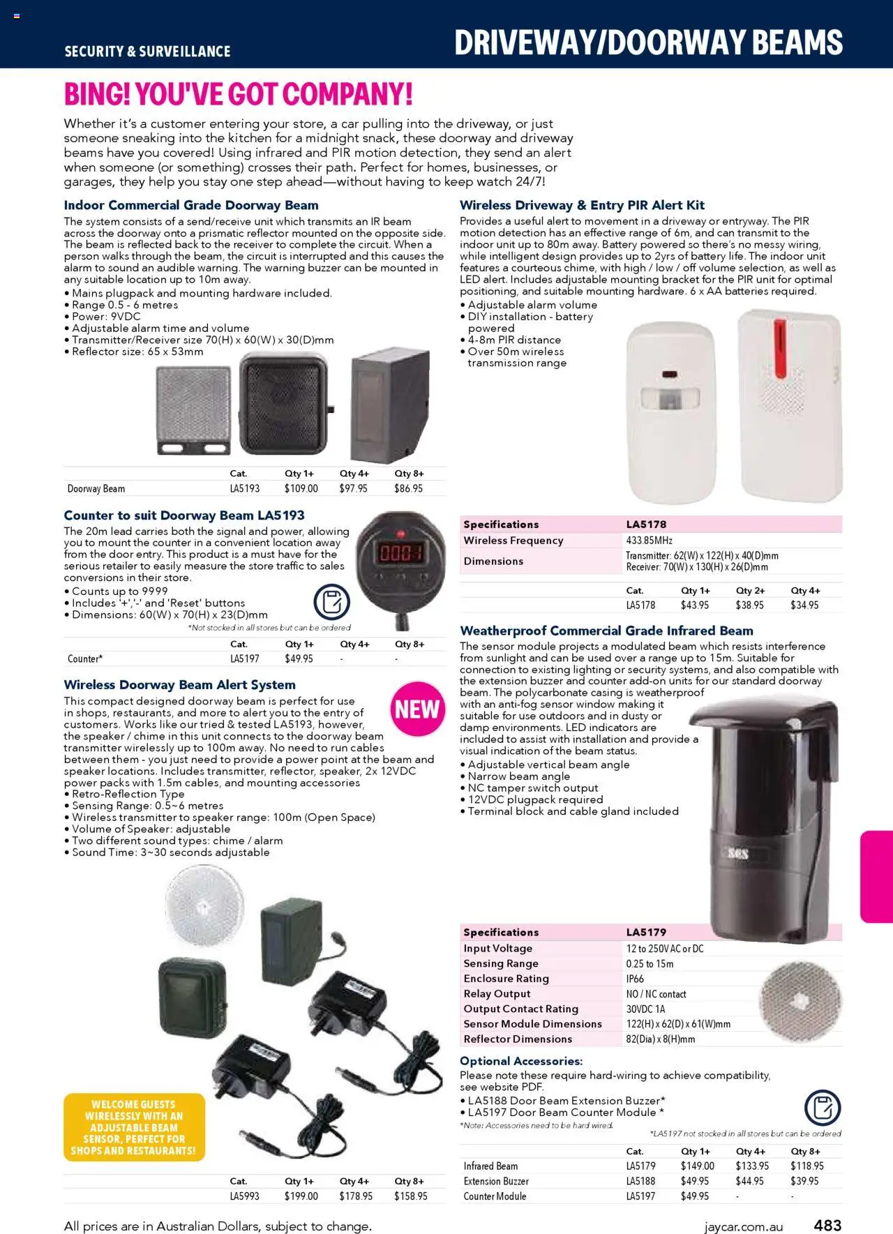 Jaycar catalogue - valid from 09/07/2025 | Page: 483 | Products: Suit, Accessories, Watch, Speaker
