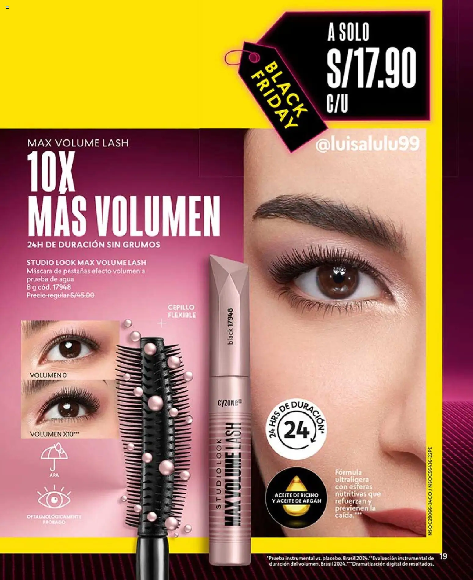Catálogo CyZone válido desde 03/10/2026 | Página: 21 | Productos: Máscara, Aceite, Agua