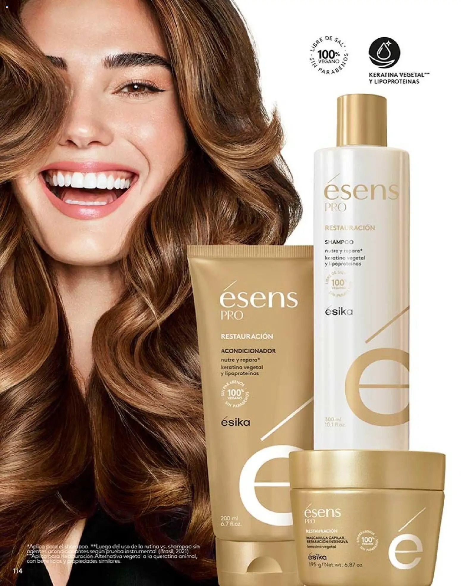 Catálogo Ésika Campaña 13 │ válido desde el 25.07.2026 | Página: 114 | Productos: Sal, Acondicionador, Shampoo