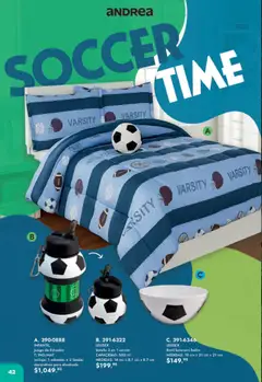 Vista previa de Andrea catálogo Listos para ganar, nuevo folleto de la tienda, válido en México a partir del 17/05/2026 | Página: 42 | Productos: Juego, Almohada, Botella, Bowl