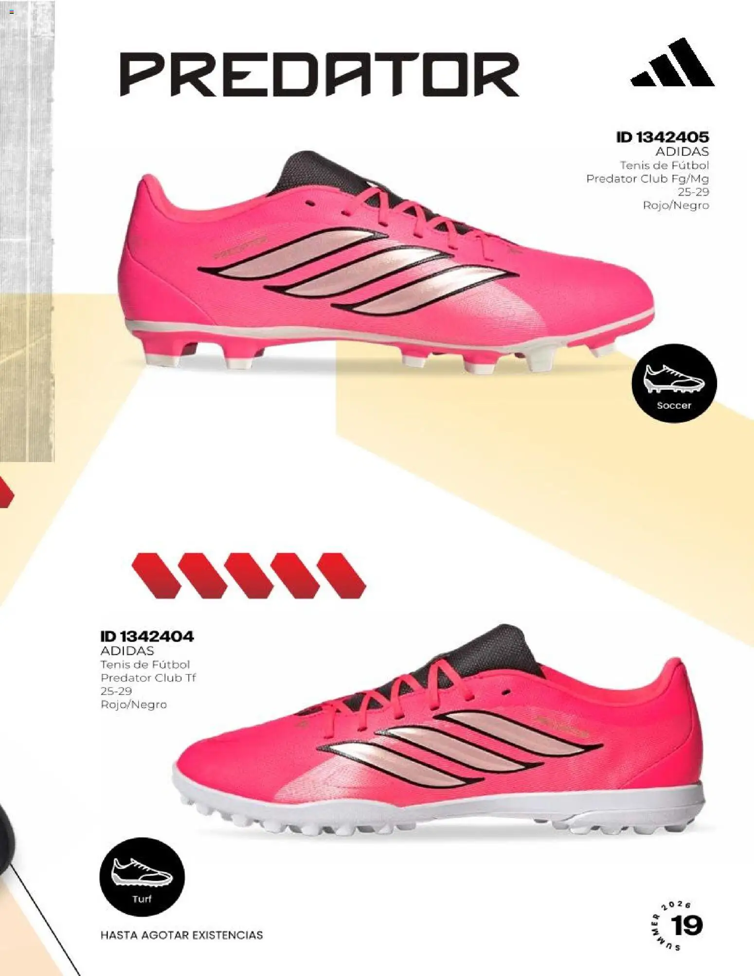 Nuevas ofertas de Price Shoes válidas en toda la República Mexicana desde el 04.06.2026. ¡Encuentra las mejores ofertas en Price Shoes catálogo Fútbol 2026! | Página: 19 | Productos: Tenis