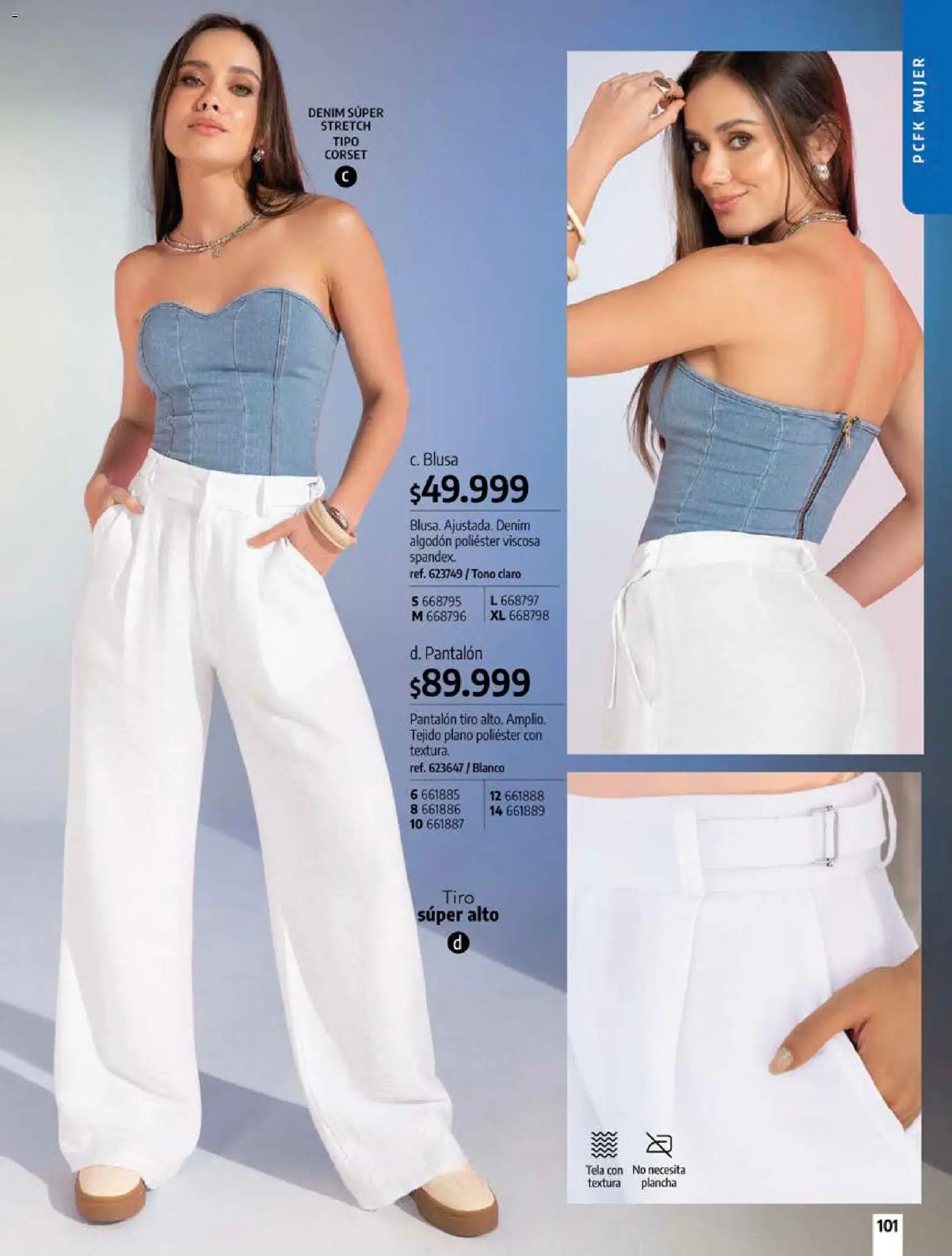 Pacifika revista - valida desde el 12/07/2026 | Página: 101 | Productos: Plancha, Algodón, Blusa