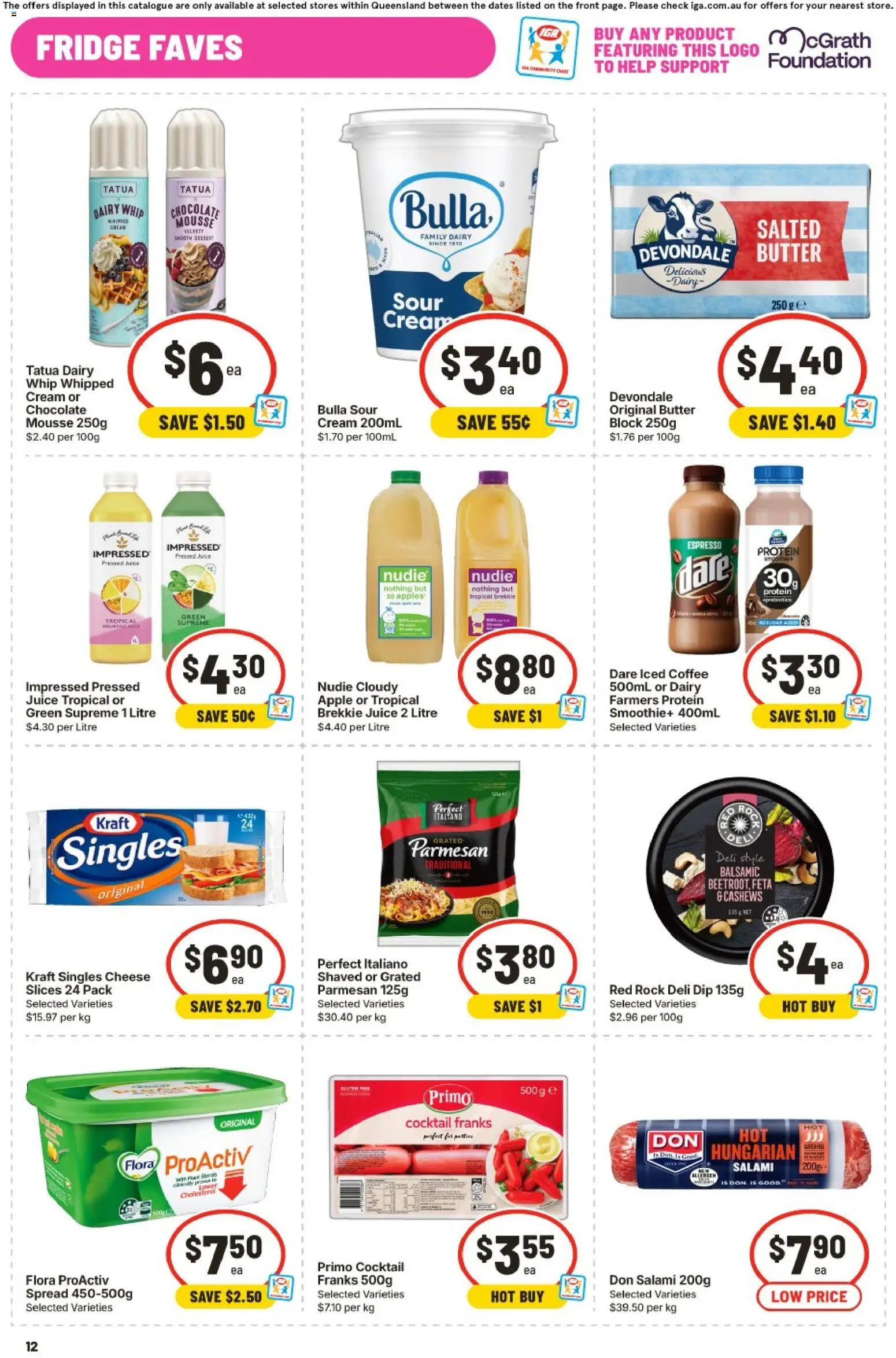 IGA catalogue - valid from 23/09/2026 | Page: 12 | Products: Jasmine rice, Pasta, Sauce, Moccona