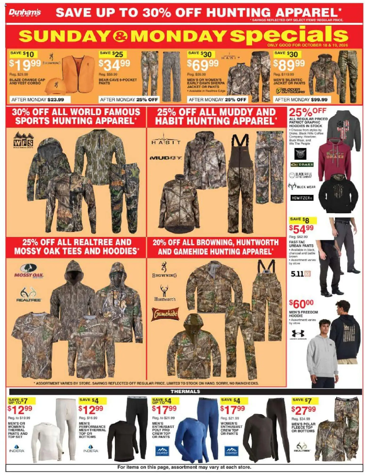 Dunham's Sports Weekly Ad - valid from 10/16/2026 | Page: 12