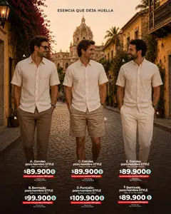 Olímpica Moda para papá -  Vista previa de la revista de la tienda Olímpica valido desde el 01.06.2026 | Página: 7 | Productos: Bermuda, Camisa