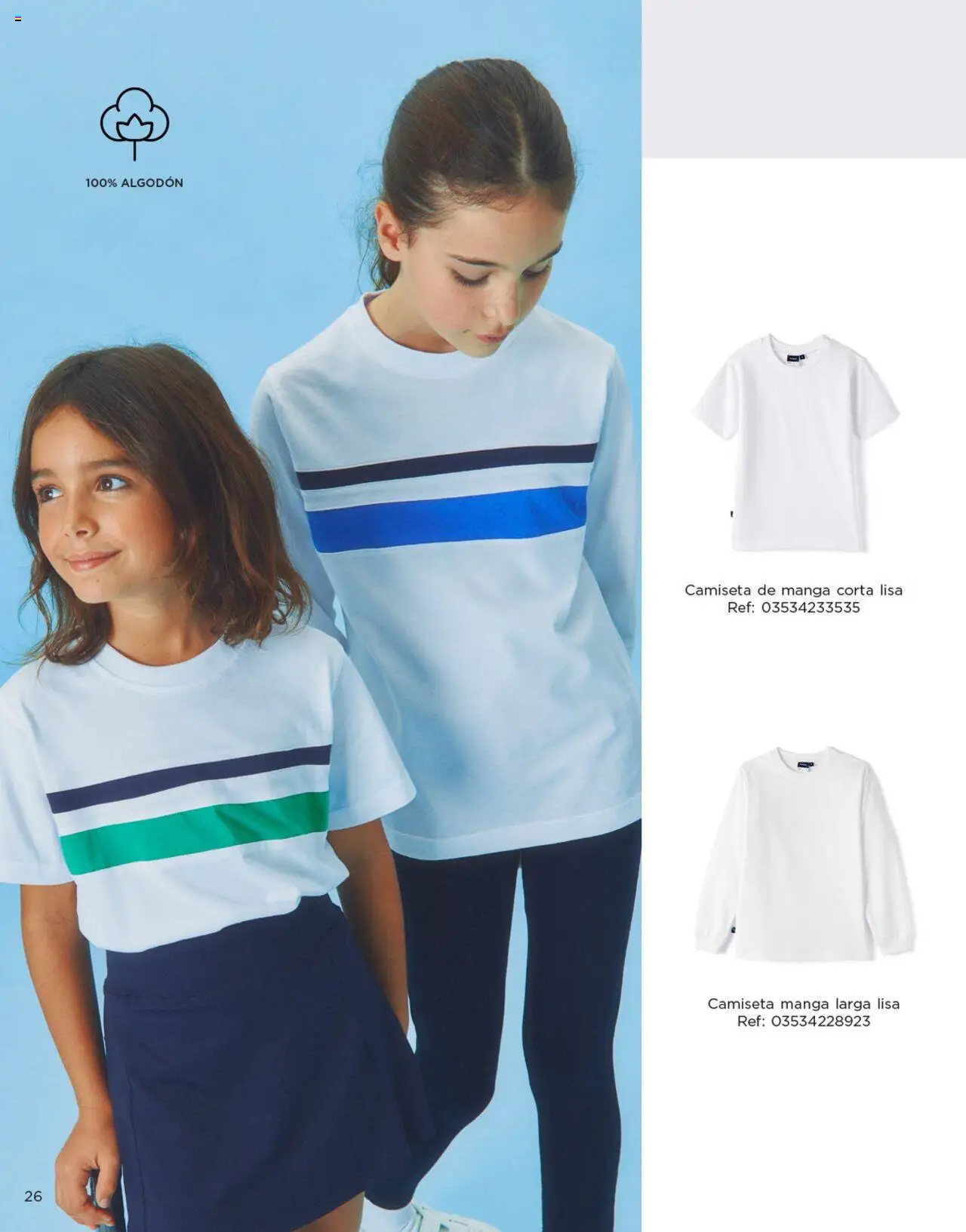 Nuevas ofertas de El Corte Inglés válidas en toda la República Mexicana desde el 04/04/2025. ¡Encuentra las mejores ofertas en El Corte Inglés catálogo Colección Uniformes 2024! | Página: 26 | Productos: Manga, Algodón, Camiseta
