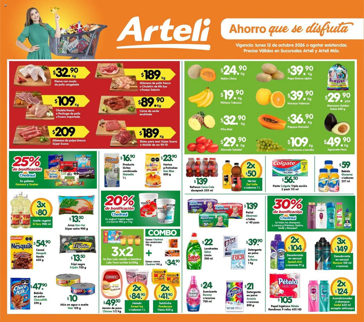 Nuevas ofertas de Arteli válidas en toda la República Mexicana desde el 12/10/2026. ¡Encuentra las mejores ofertas en Arteli folleto Tuxpan! | Página: 1