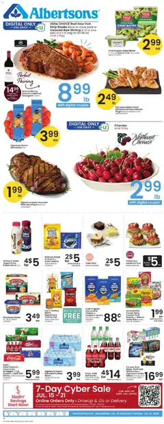 Preview of Albertsons weekly ads valid from 07/15/2026 | Page: 1