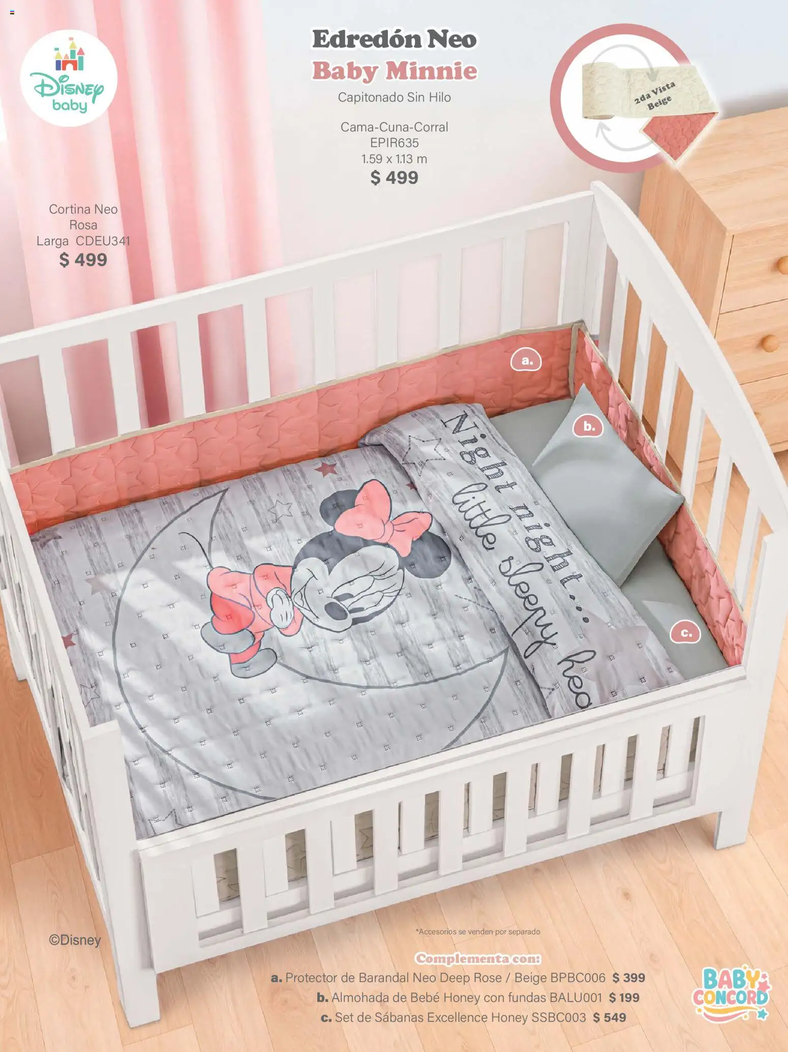 Nuevas ofertas de Colchas Concord válidas en toda la República Mexicana desde el 01/02/2026. ¡Encuentra las mejores ofertas en Colchas Concord catálogo Baby! | Página: 10 | Productos: Almohada, Sabanas