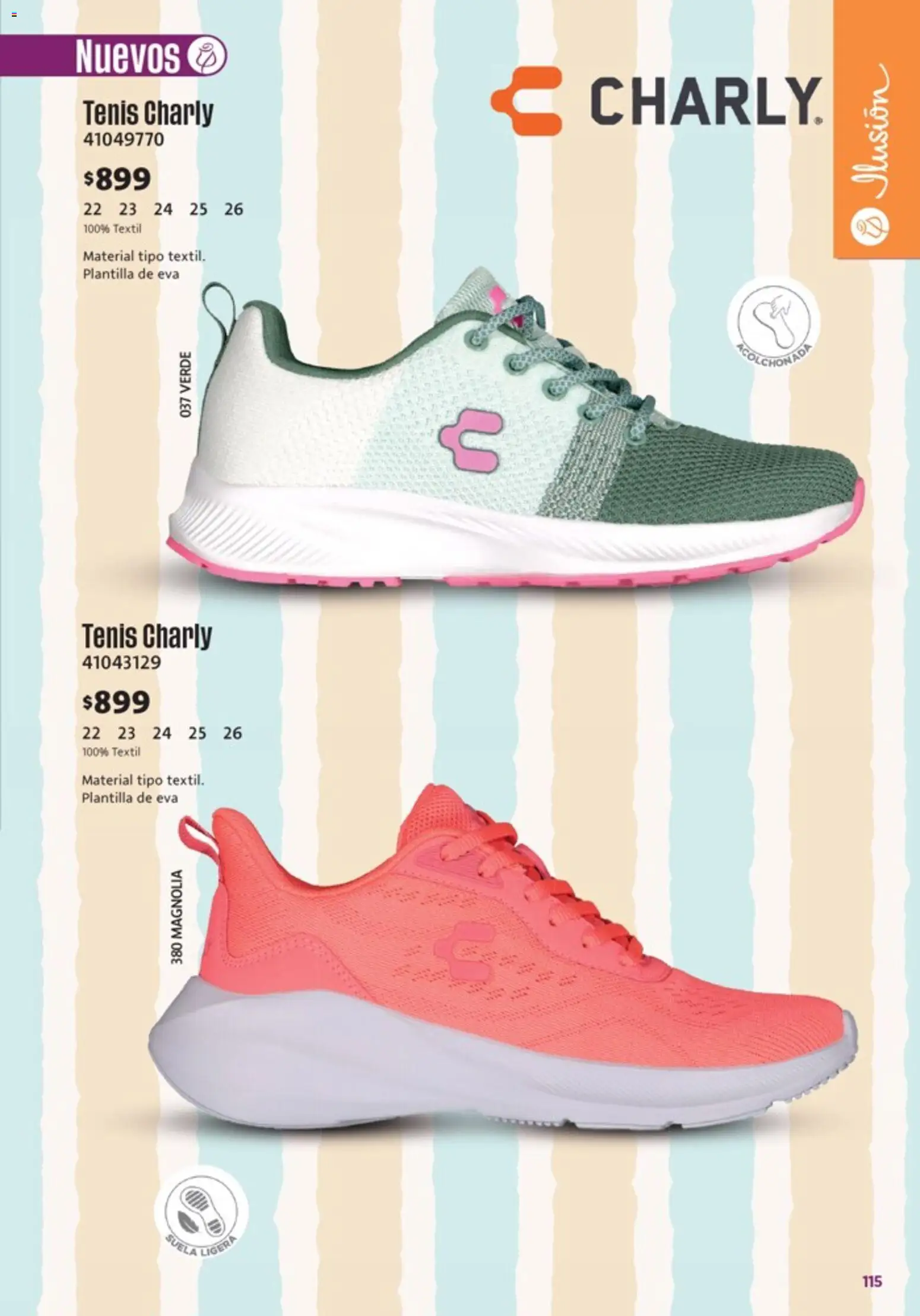 Nuevas ofertas de Ilusión válidas en toda la República Mexicana desde el 01.05.2026. ¡Encuentra las mejores ofertas en Ilusión catálogo Marcas Amigas! | Página: 117 | Productos: Tenis