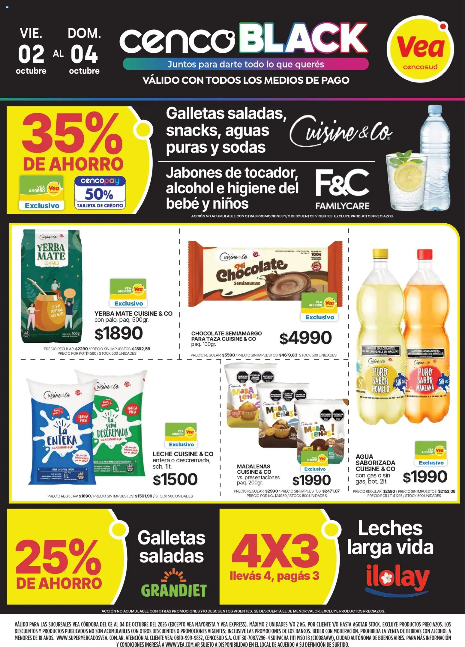 Vea - CENCOBLACK | Córdoba │ válido desde el 02/10/2026 | Página: 4