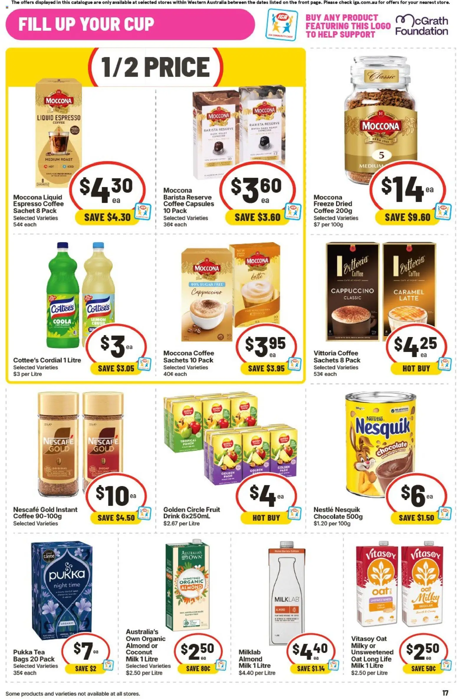 IGA catalogue - valid from 16/09/2026 | Page: 18 | Products: Milk, Sachets, Foundation, Coconut