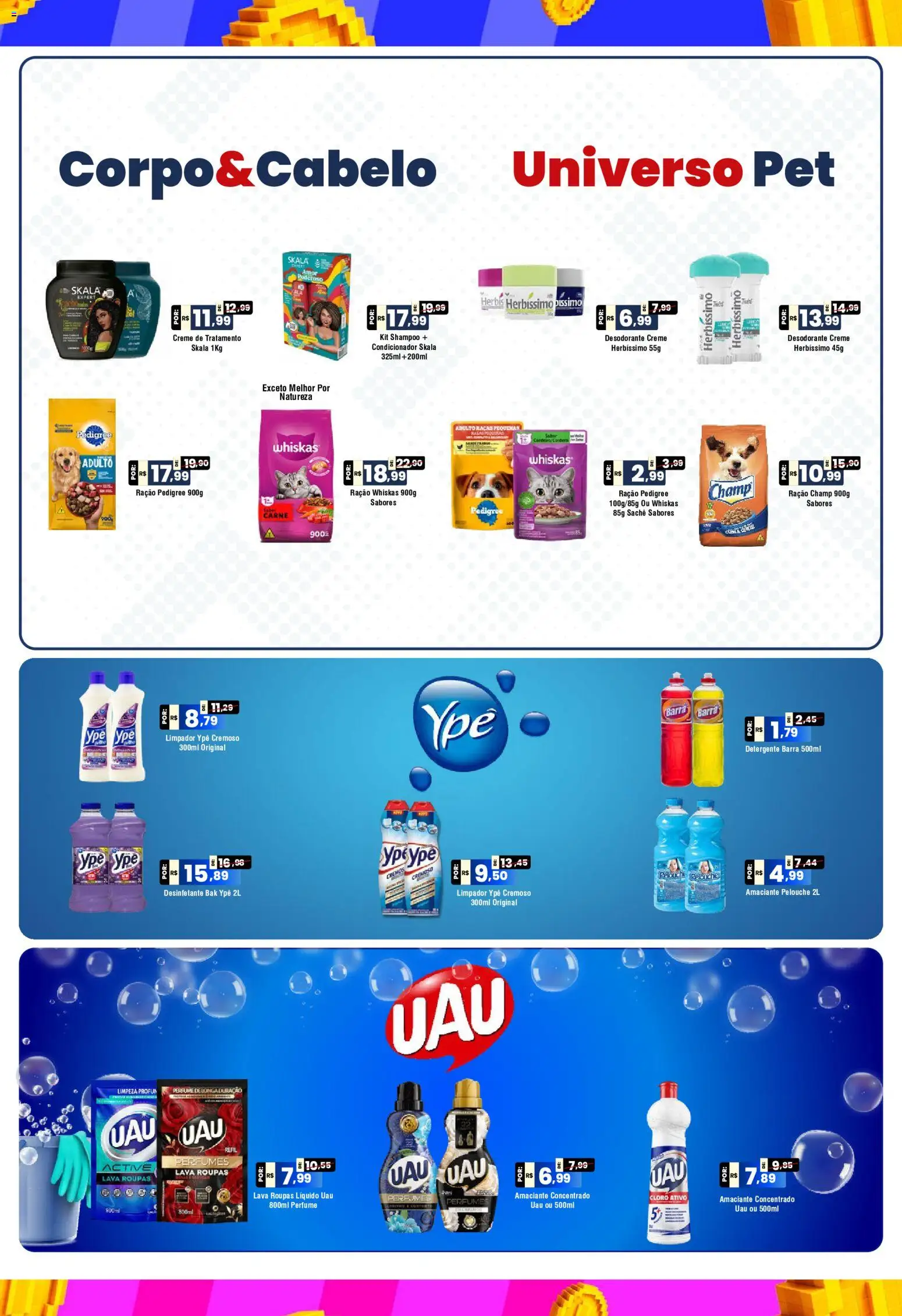 Royal Supermercados Folheto - válido de 21/09/2026 | Página: 14 | Produtos: Cloro, Detergente, Roupas, Ração