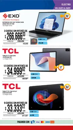Vista previa La Anonima catálogo válido desde el 02/07/2026 | Página: 39 | Productos: Tablet, Notebook