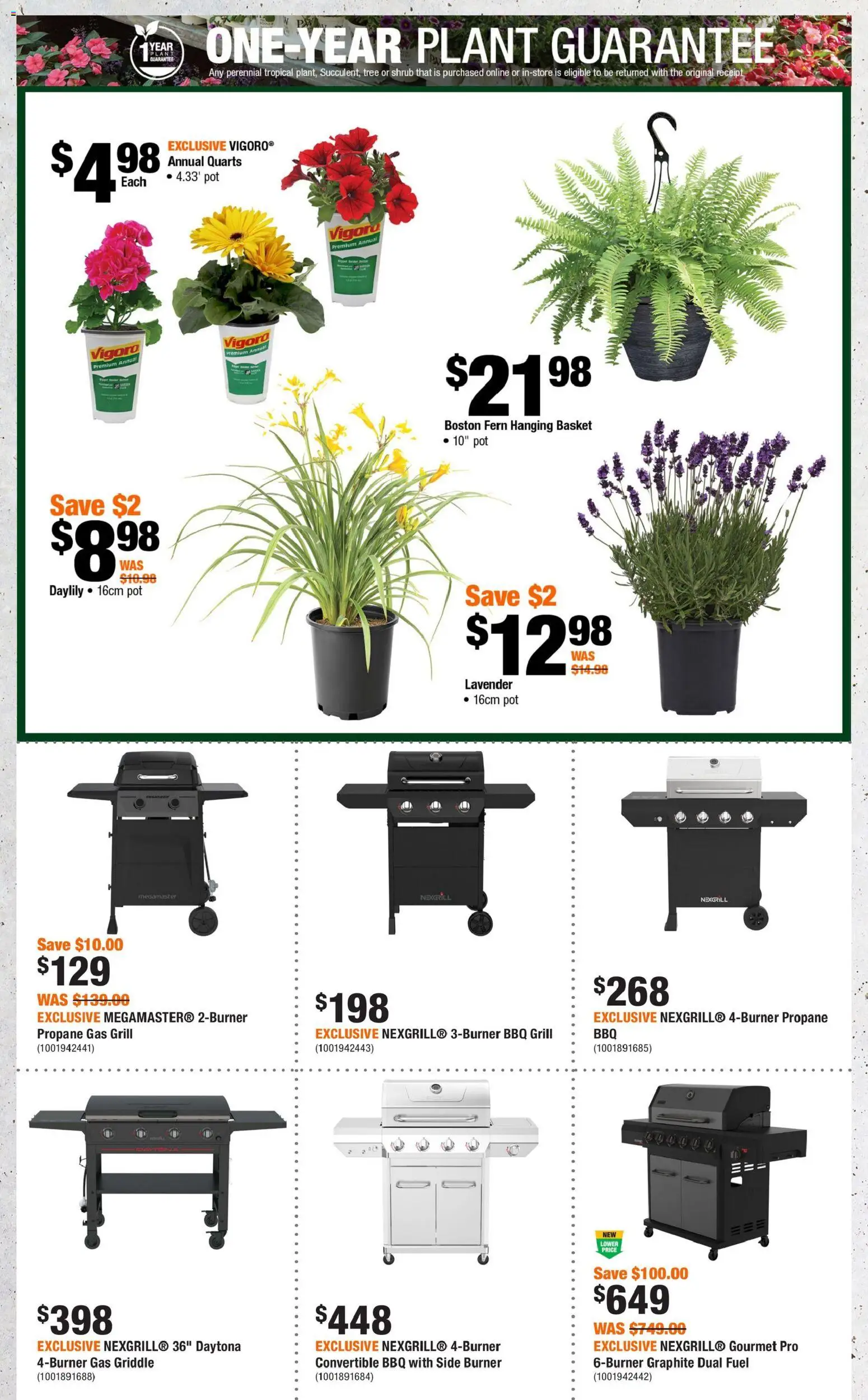 Home Depot flyer valid from Jul 9, 2026 | Page: 5 | Products: Grill, Basket