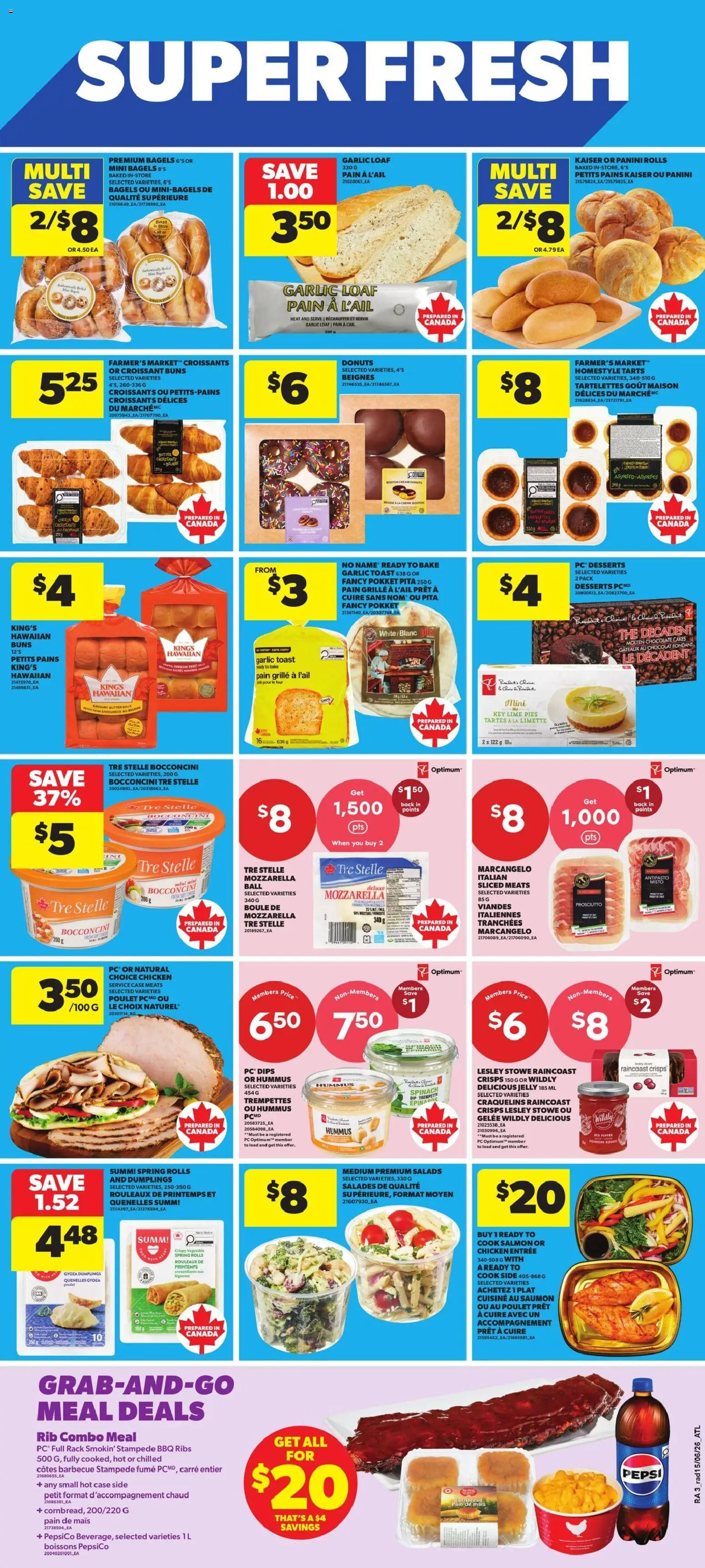 Atlantic Superstore flyer valid from 18.06.2026 | Page: 4 | Products: Cream, Case, Chocolate, Chicken