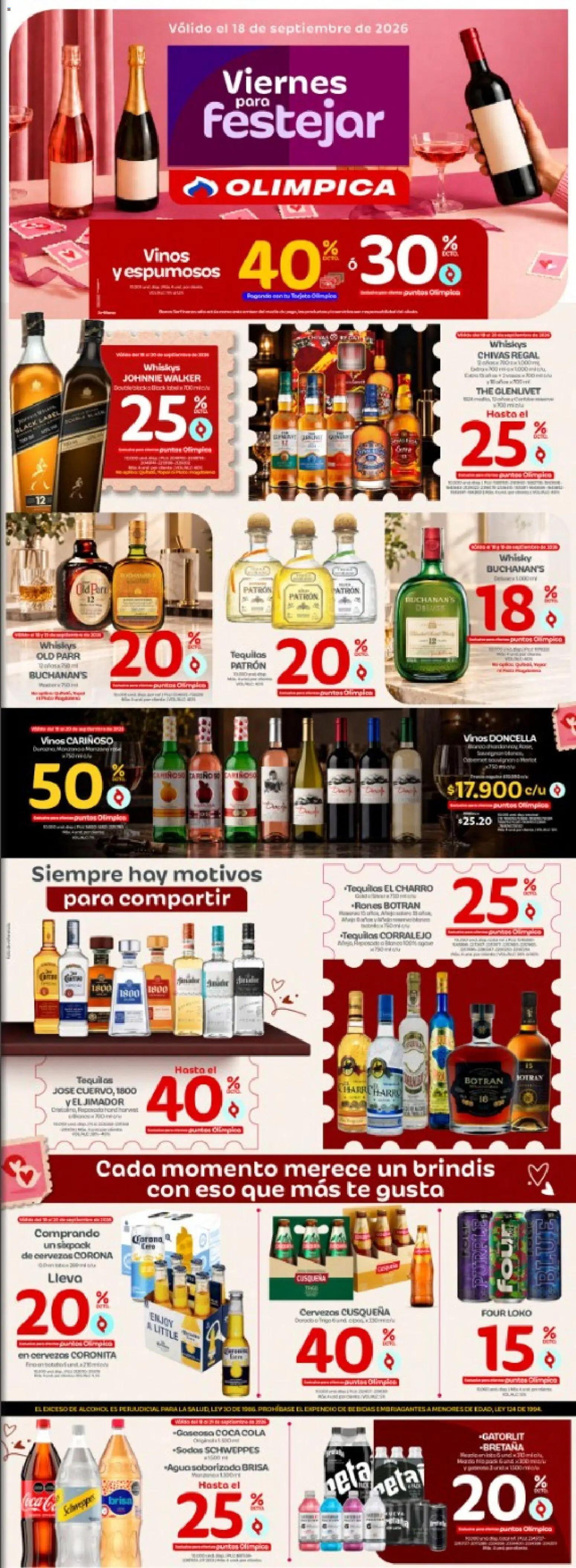 Olímpica revista - valida desde el 18/09/2026 | Página: 1
