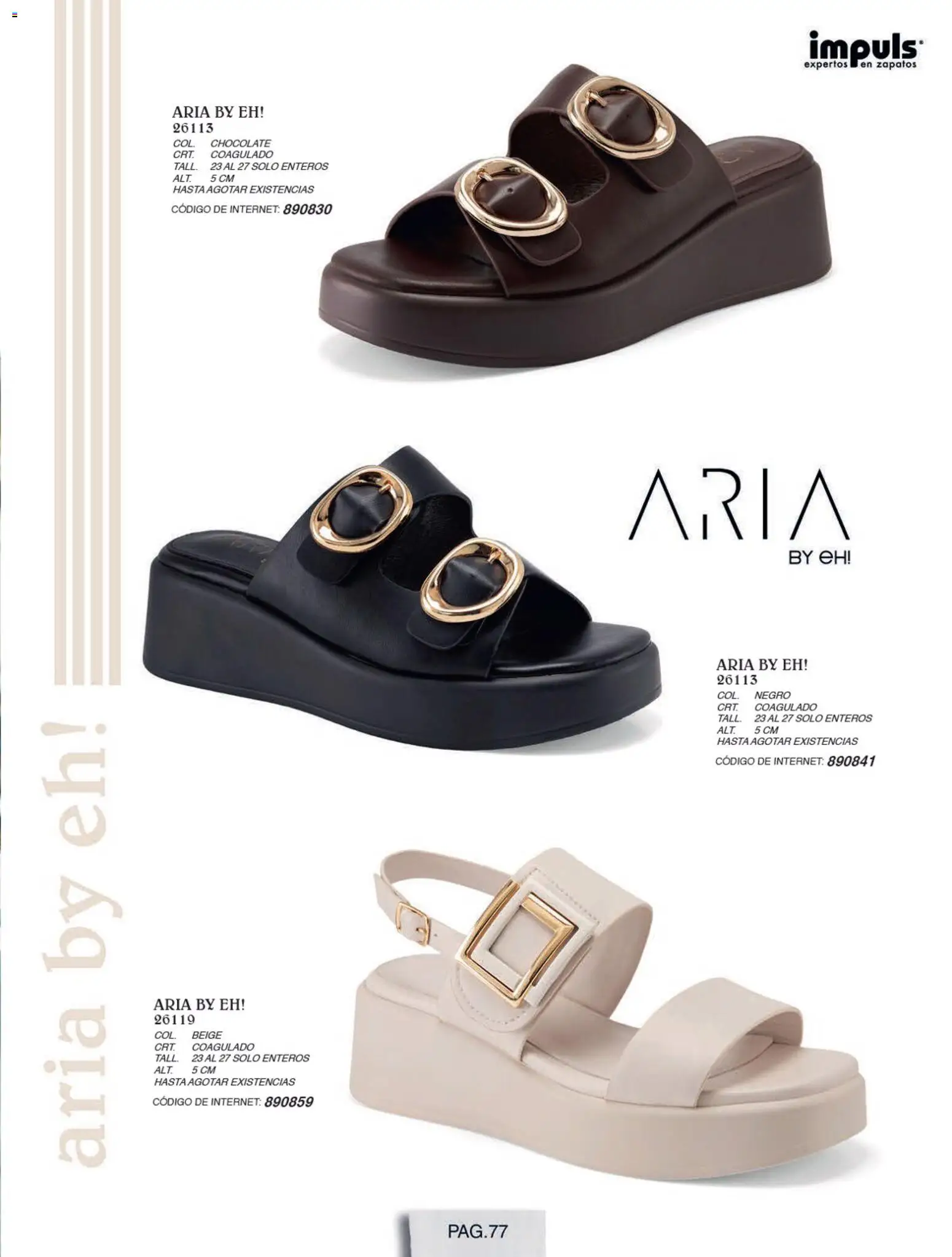 Nuevas ofertas de Impuls válidas en toda la República Mexicana desde el 01/07/2026. ¡Encuentra las mejores ofertas en Impuls catálogo Otoño Invierno! | Página: 79 | Productos: Zapatos, Chocolate