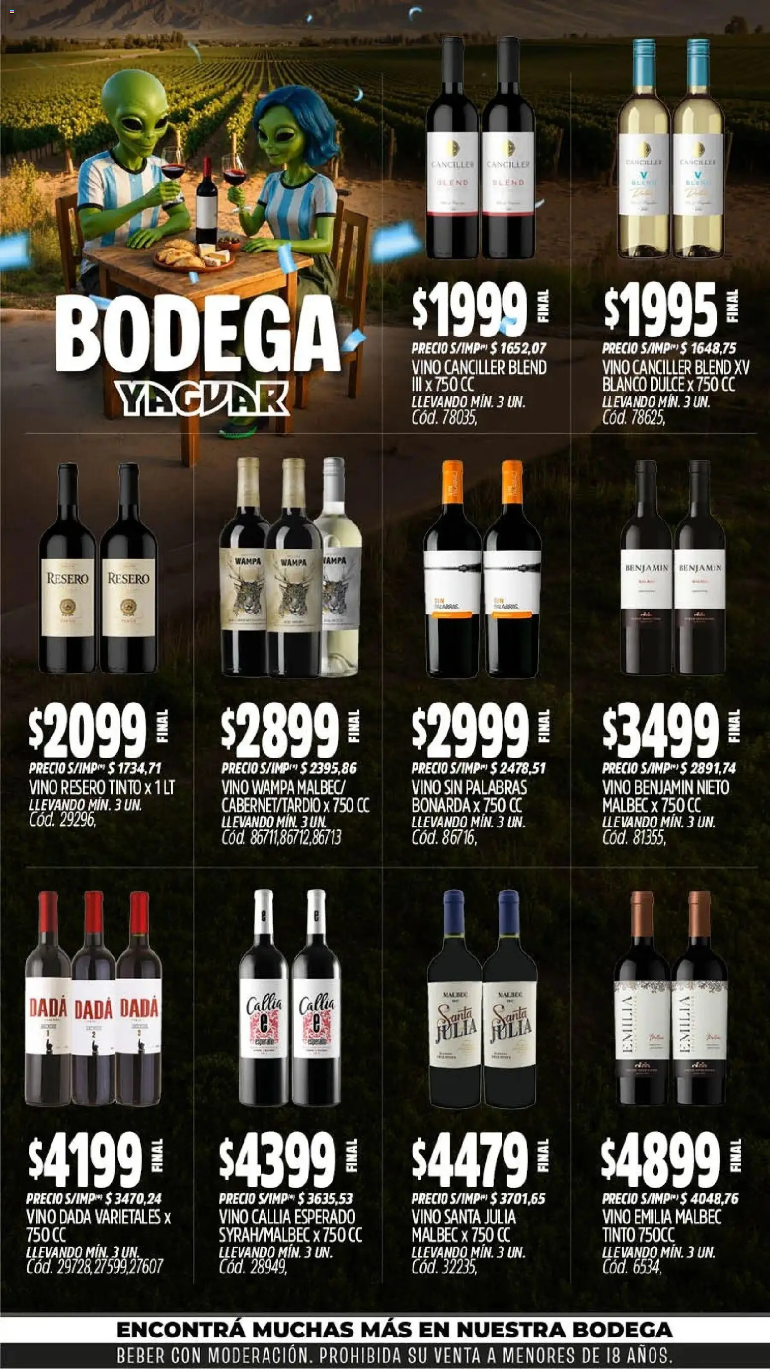 Yaguar - Oferta Semanal Parque Chacabuco │ válido desde el 13/07/2026 | Página: 5 | Productos: Vino