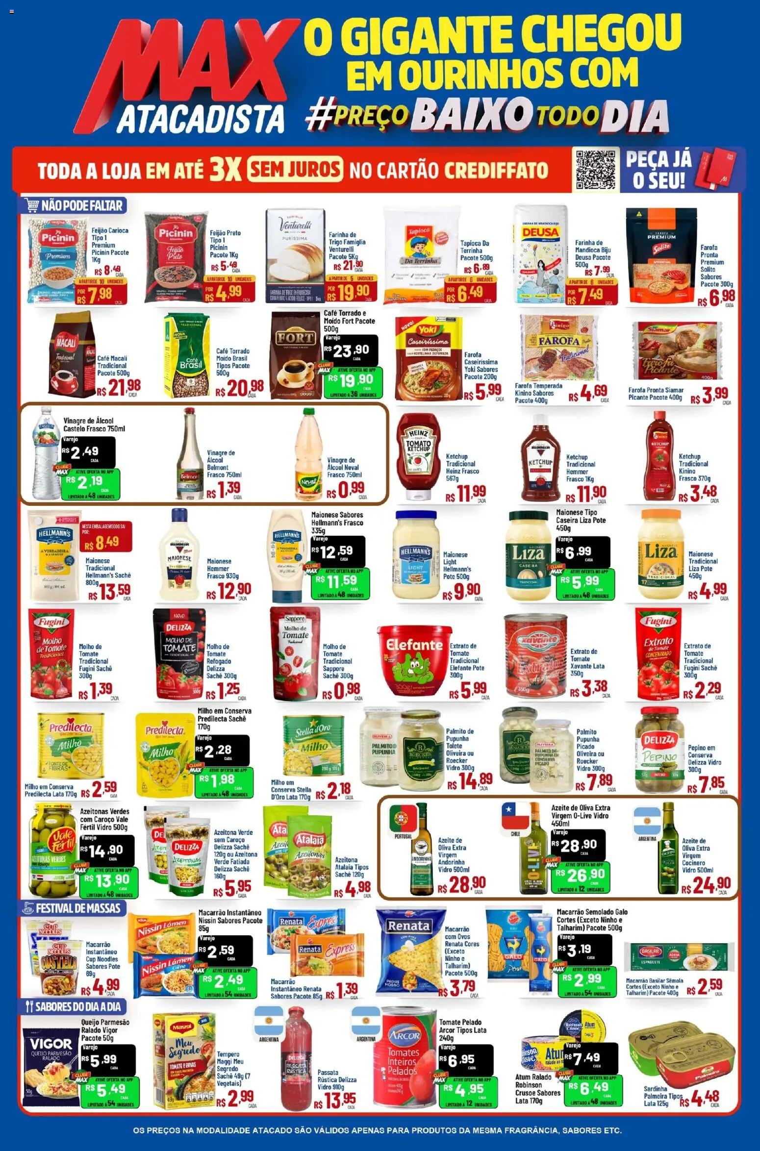 Max Atacadista Folheto - válido de 26.05.2026 | Página: 2 | Produtos: Macarrão, Farofa, Sardinha, Atum