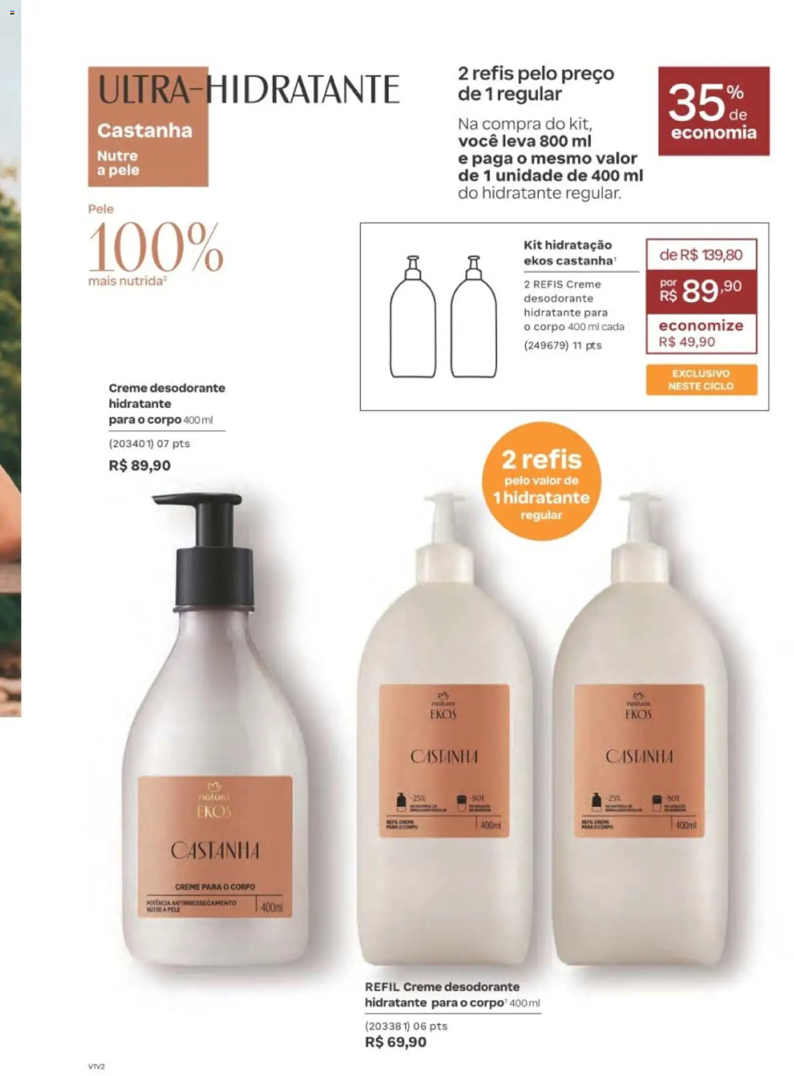 Natura Folheto - válido de 12/10/2026 | Página: 147 | Produtos: Desodorante, Creme