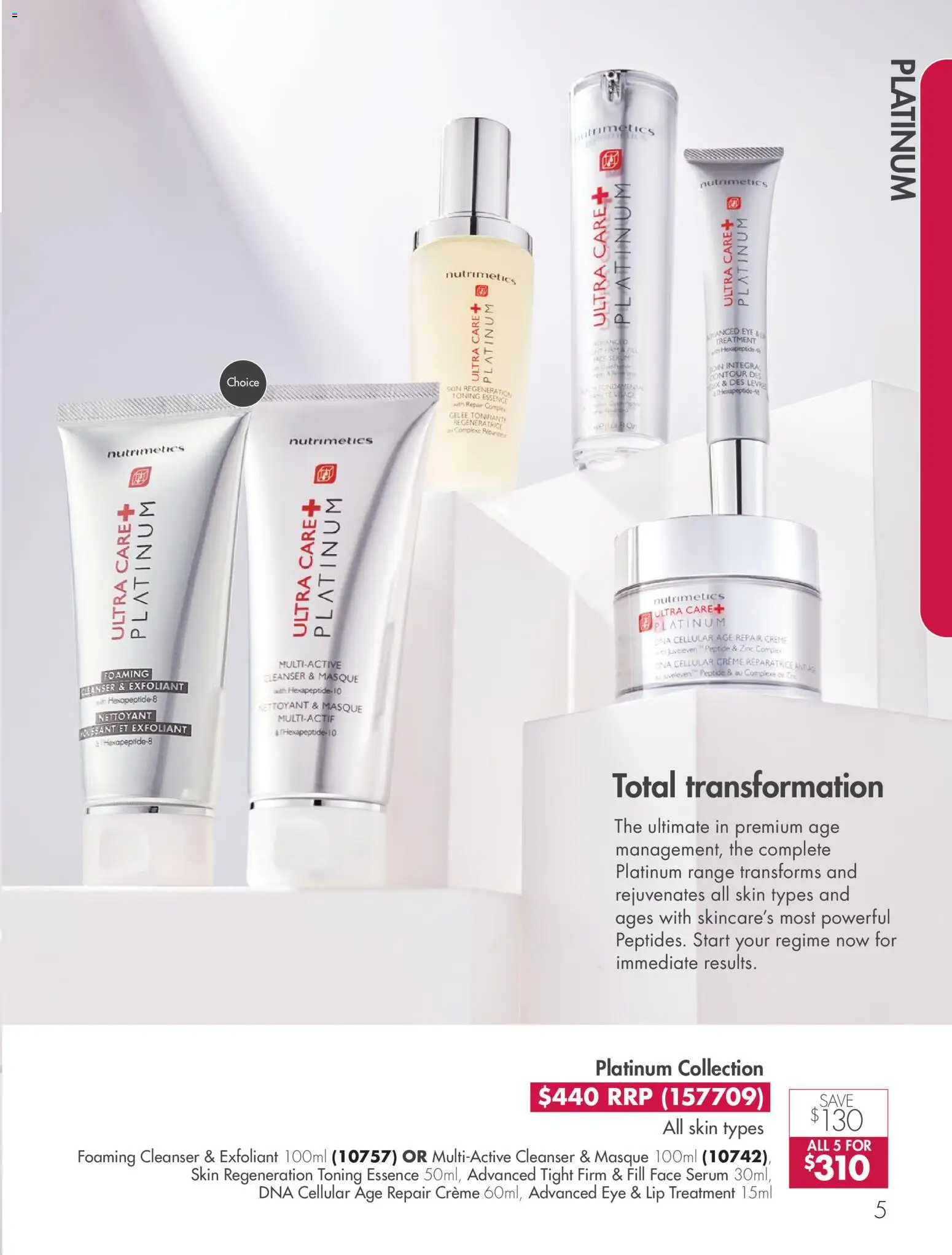 Nutrimetics catalogue - valid from 01/01/2026 | Page: 5 | Products: Contour, Treatment, Zinc