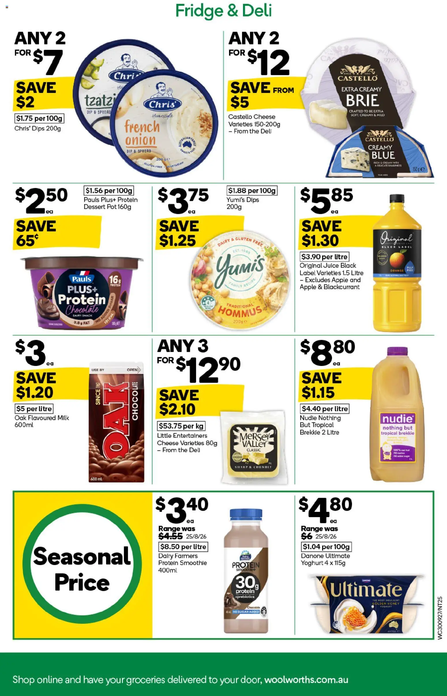Woolworths catalogue - valid from 30/09/2026 | Page: 21 | Products: Milk, Chocolate, Honey, Onion