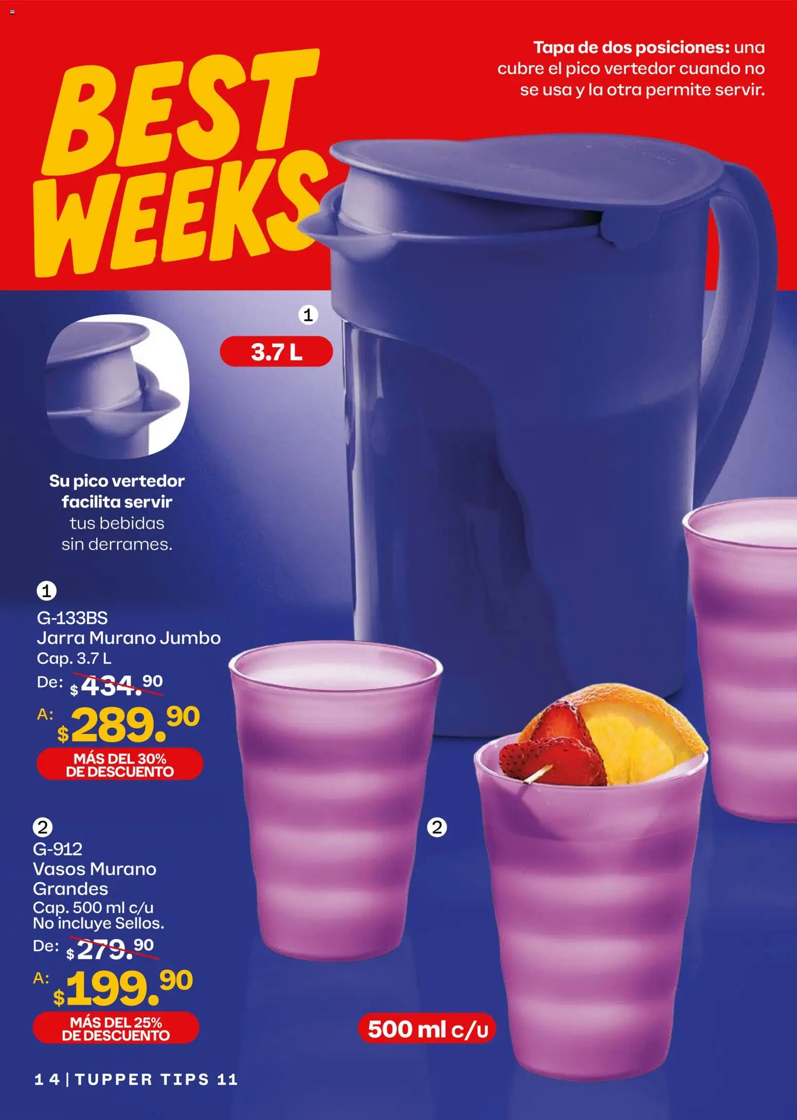 Nuevas ofertas de Tupperware válidas en toda la República Mexicana desde el 05/10/2026. ¡Encuentra las mejores ofertas en Tupperware catálogo! | Página: 14