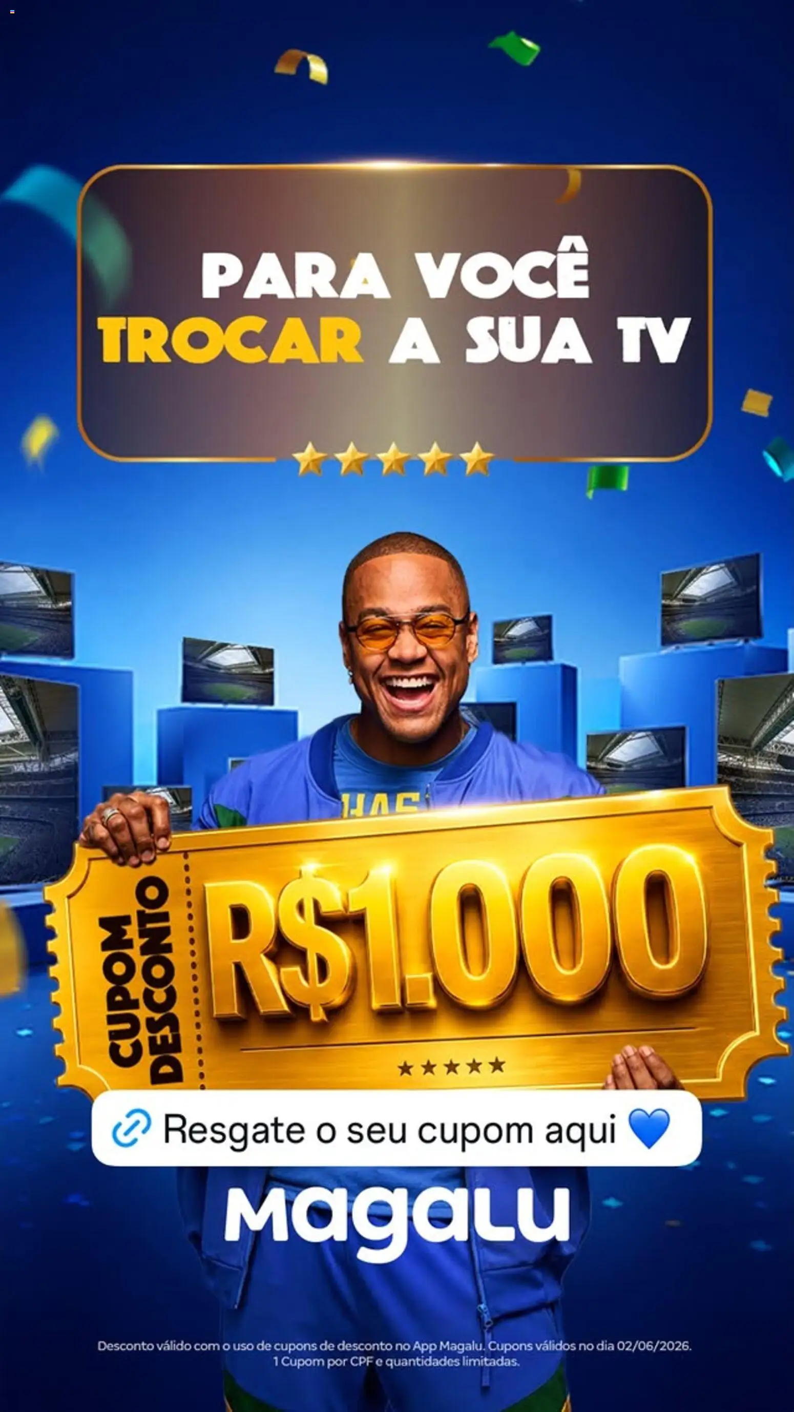 Magazine Luiza Folheto - válido de 05.06.2026 | Página: 4 | Produtos: Tv