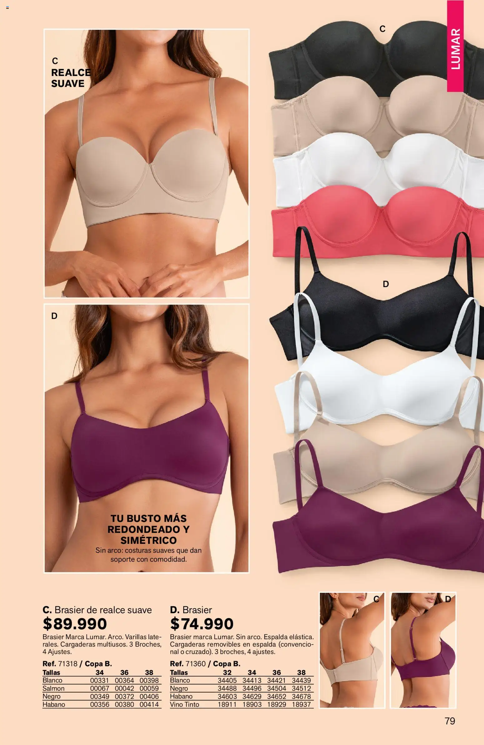 Leonisa revista - valida desde el 24/08/2026 | Página: 79 | Productos: Vino tinto, Brasier, Salmón, Vino