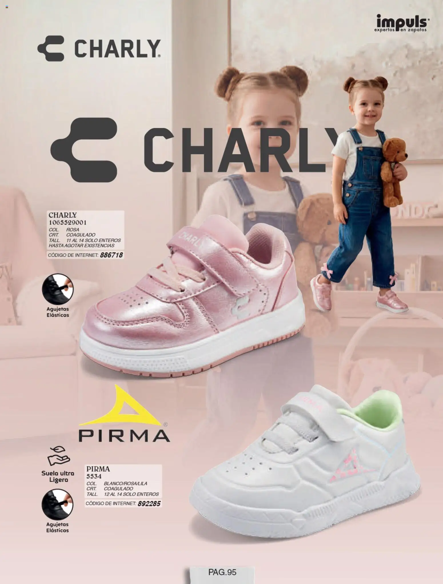 Nuevas ofertas de Impuls válidas en toda la República Mexicana desde el 01/07/2026. ¡Encuentra las mejores ofertas en Impuls catálogo Niña! | Página: 97 | Productos: Zapatos