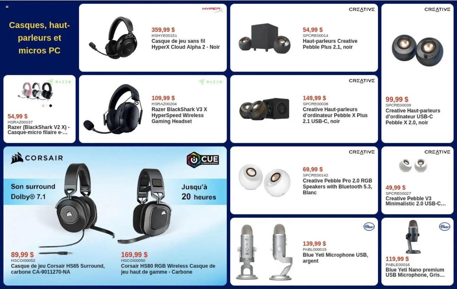 Canada Computers flyer valid from Oct 2, 2026 | Page: 11 | Products: PC, Microphone