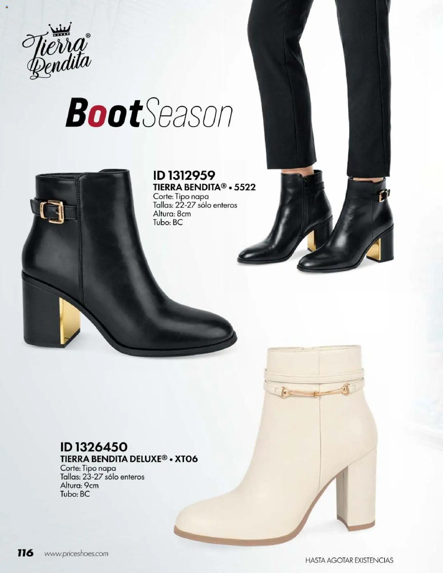 Nuevas ofertas de Price Shoes válidas en toda la República Mexicana desde el 18/07/2026. ¡Encuentra las mejores ofertas en Price Shoes catálogo Botas! | Página: 116