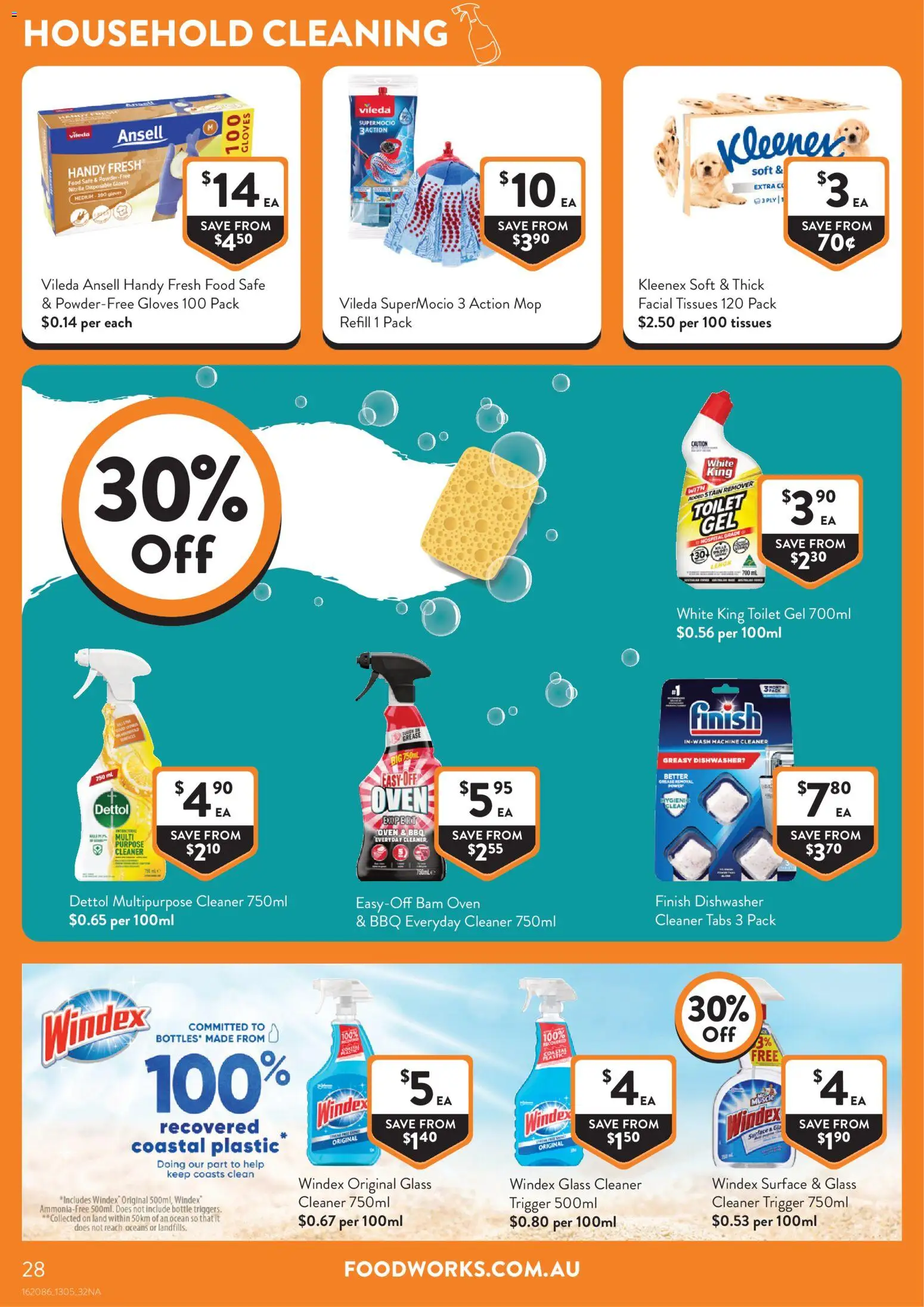 Foodworks catalogue - valid from 13.05.2026 | Page: 28 | Products: Mop, Lemon, Multipurpose, Safe
