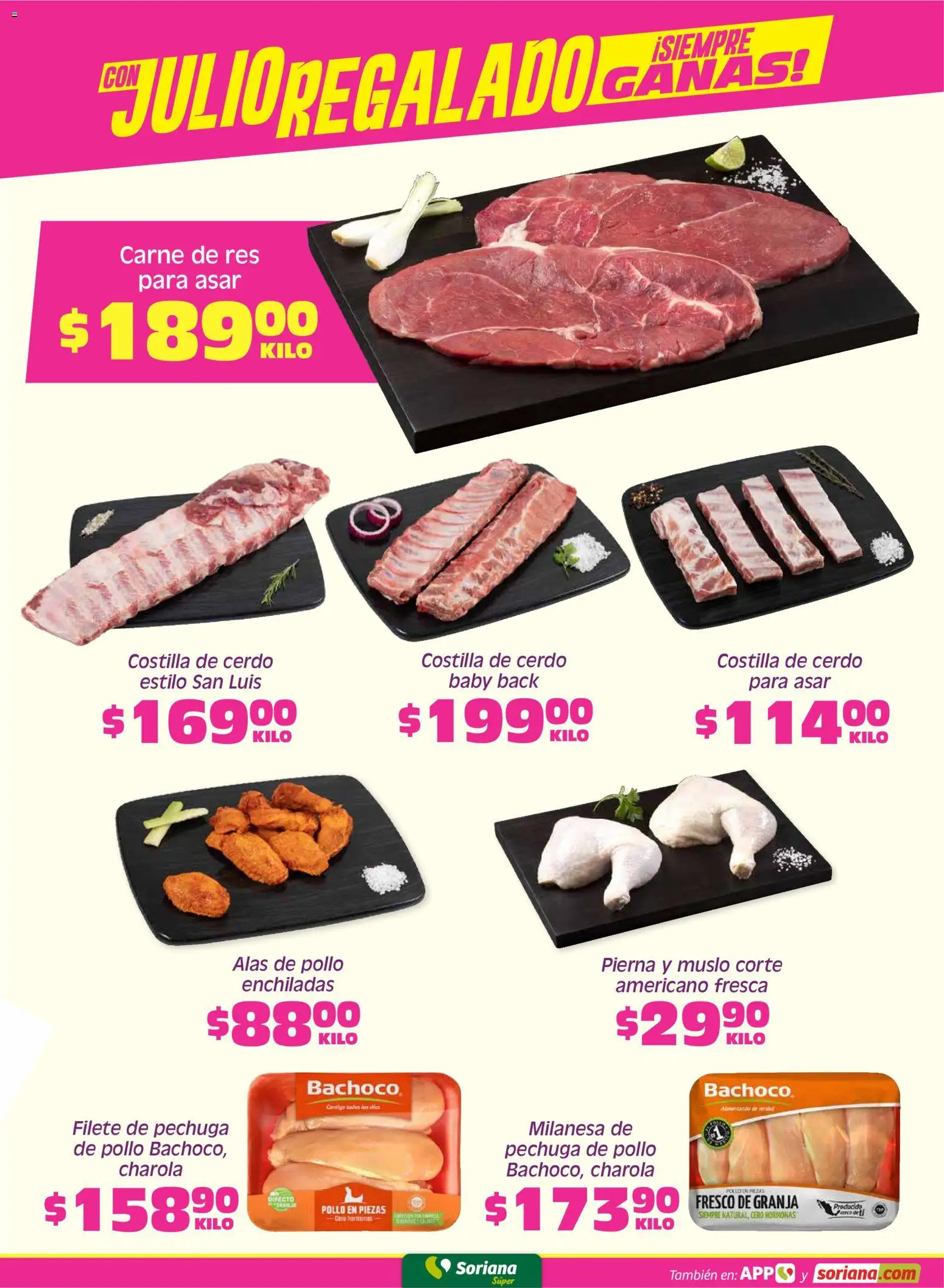 Nuevas ofertas de Soriana válidas en toda la República Mexicana desde el 22.05.2026. ¡Encuentra las mejores ofertas en Soriana Fin de Semana Súper: Tamaulipas (excepto Cd. Victoria y Tampico)! | Página: 3