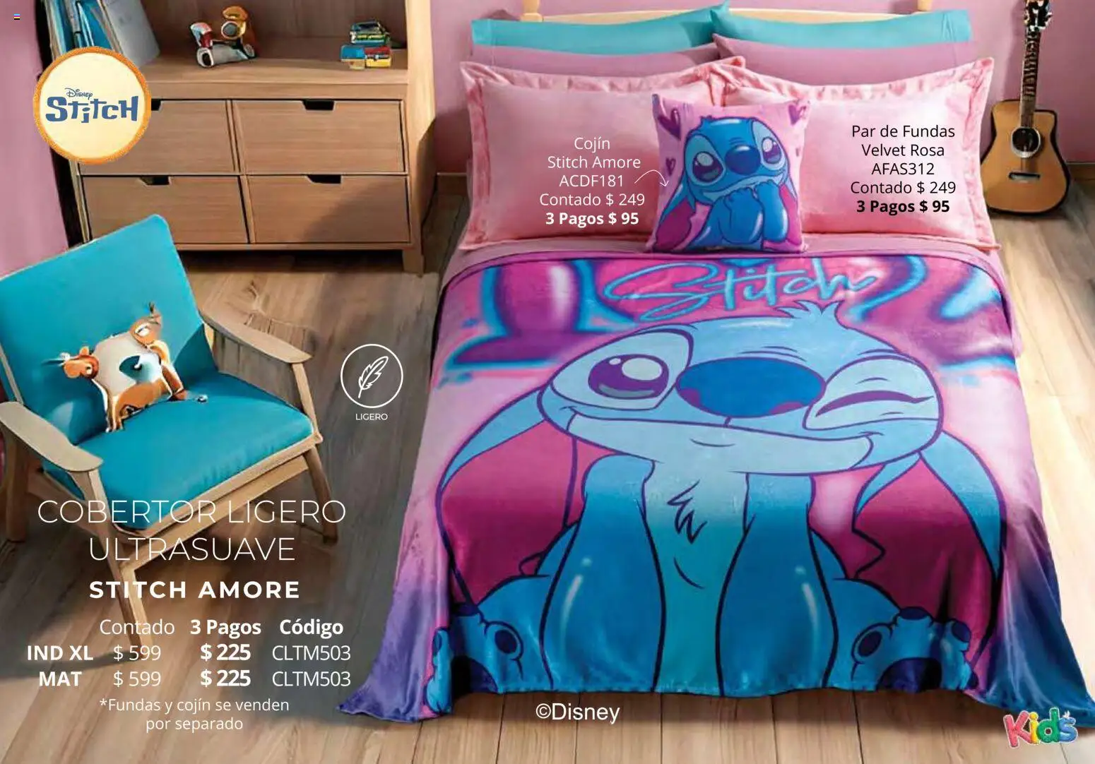 Nuevas ofertas de Colchas Concord válidas en toda la República Mexicana desde el 01.05.2026. ¡Encuentra las mejores ofertas en Colchas Concord catálogo Kids! | Página: 96 | Productos: Cobertor