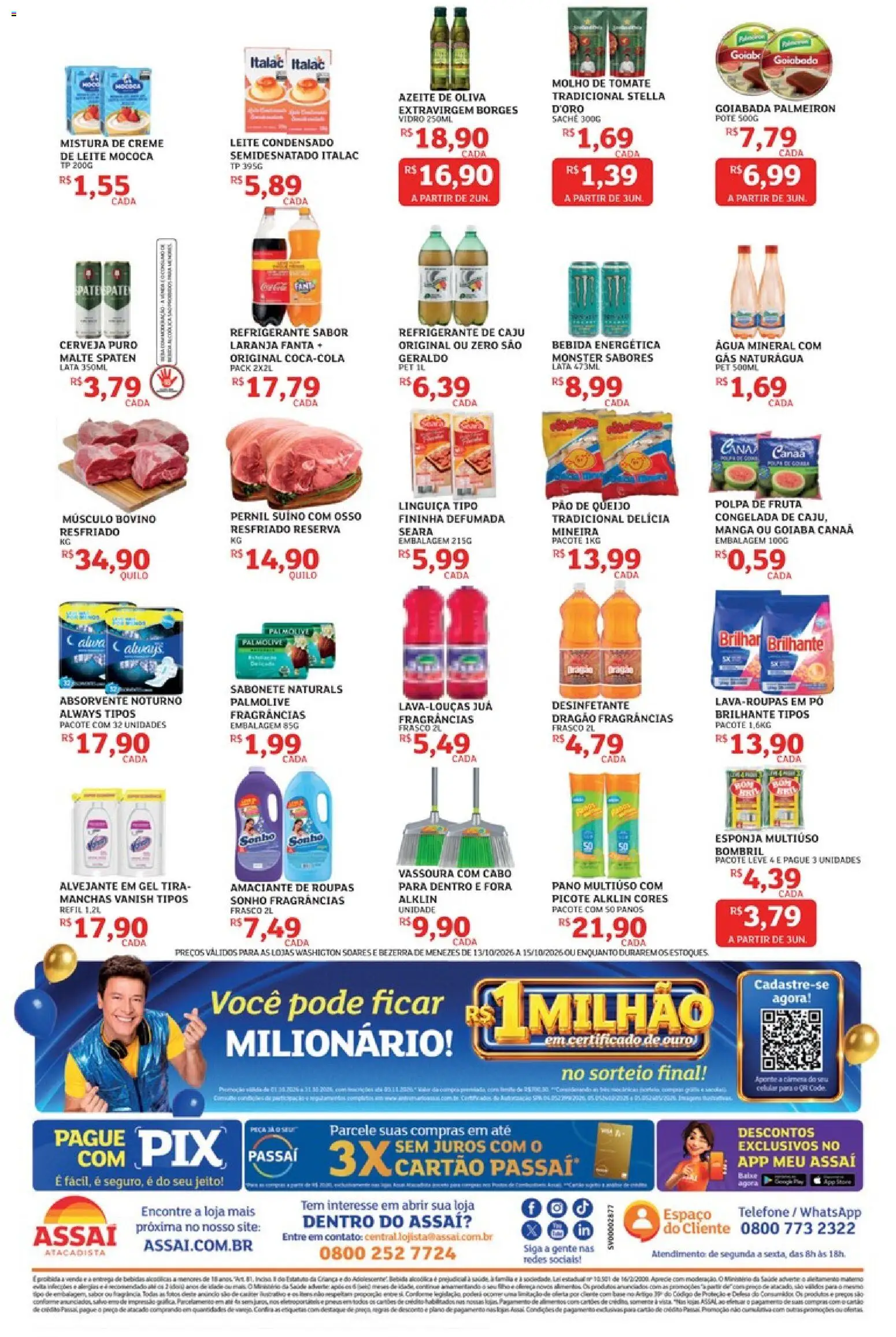 Assaí Atacadista Folheto - válido de 13/10/2026 | Página: 2