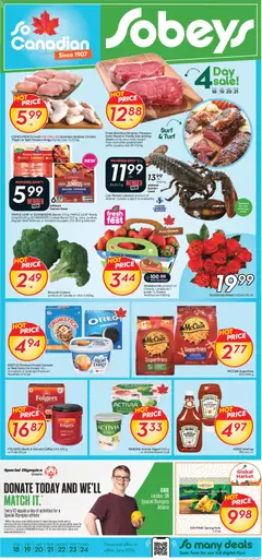 Preview of Sobeys weekly flyer / circulaire from shop Sobeys valid from 18.06.2026