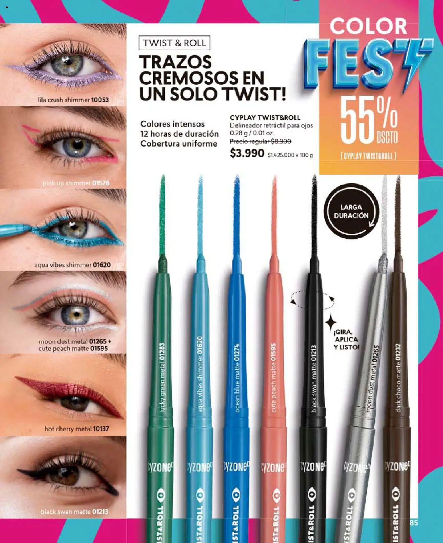 Catálogo CyZone Campaña 10 │ válido desde el 01.06.2026 | Página: 85 | Productos: Delineador