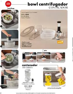 Vista previa de Vianney catálogo Biasi, nuevo folleto de la tienda, válido en México a partir del 14/09/2026 | Página: 16 | Productos: Cortador, Contenedor, Tenedor, Bowl