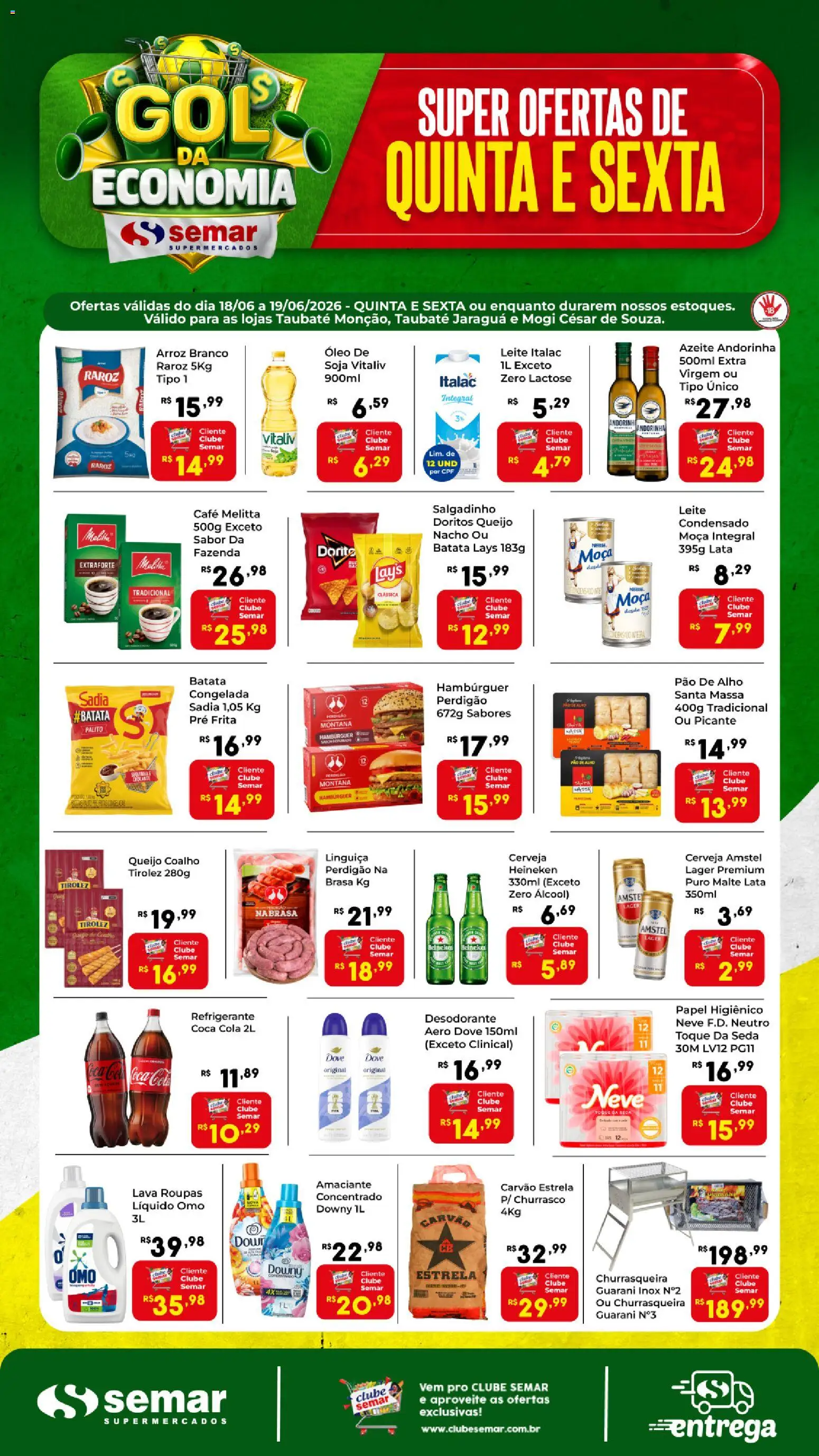 Semar Supermercado Folheto - válido de 18.06.2026 | Página: 1
