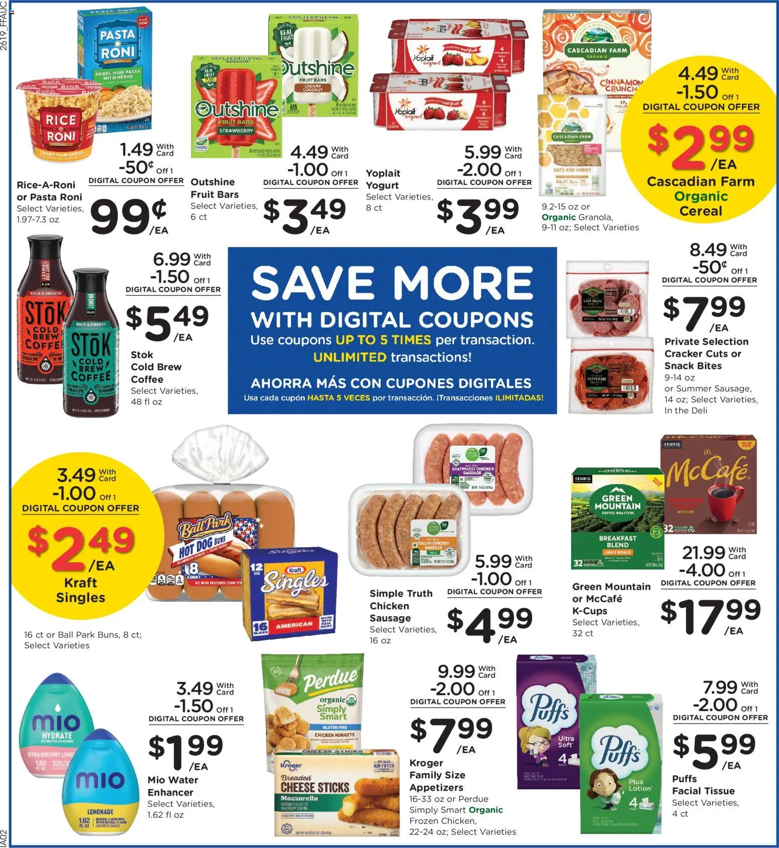 Fry's Food Weekly Ad - valid from 10.06.2026 | Page: 7 | Products: Cheese, Yogurt, Rice, Hat