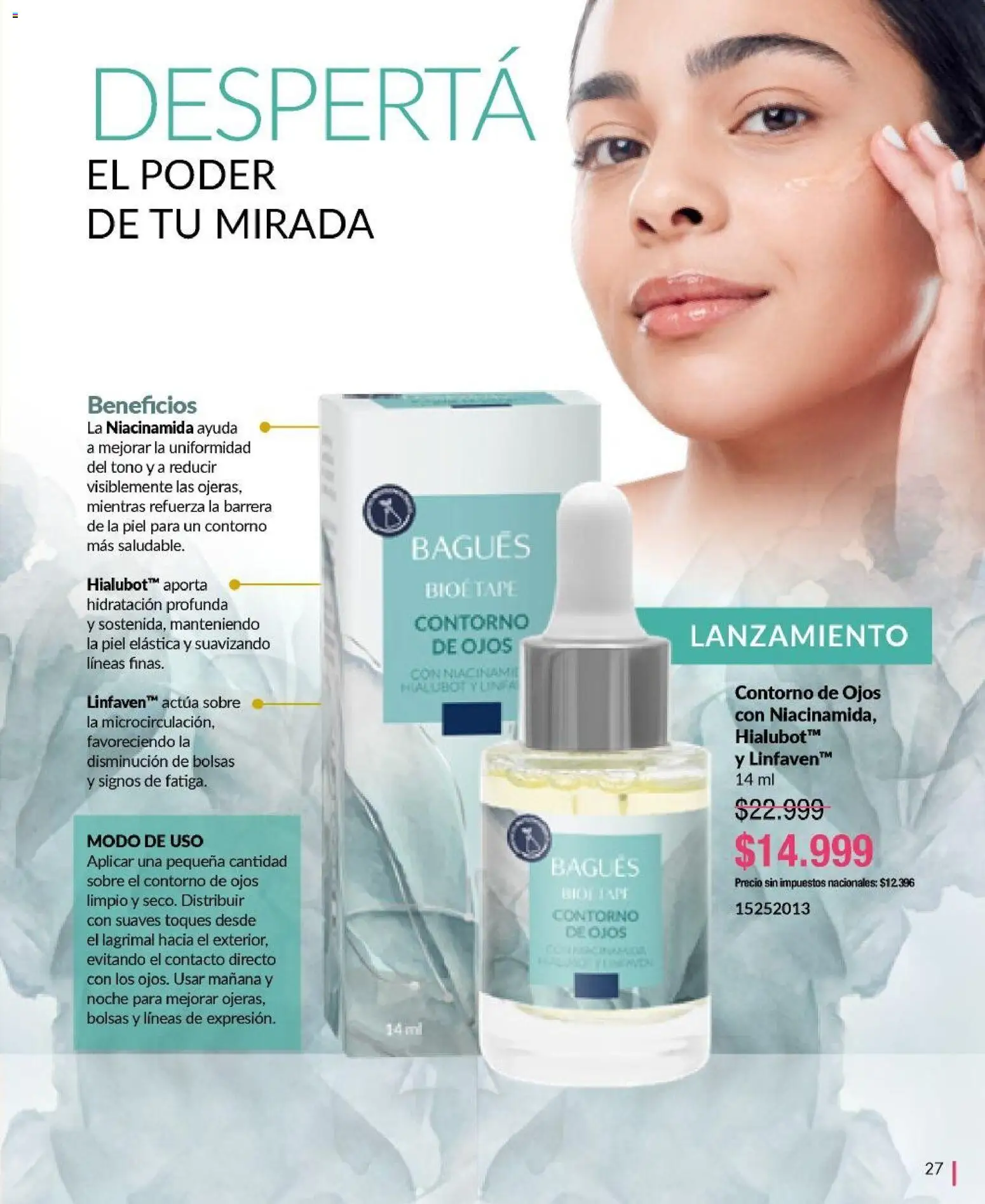Bagués - Catálogo │ válido desde el 29/06/2026 | Página: 27 | Productos: Sobre, Contorno de ojos, Contorno