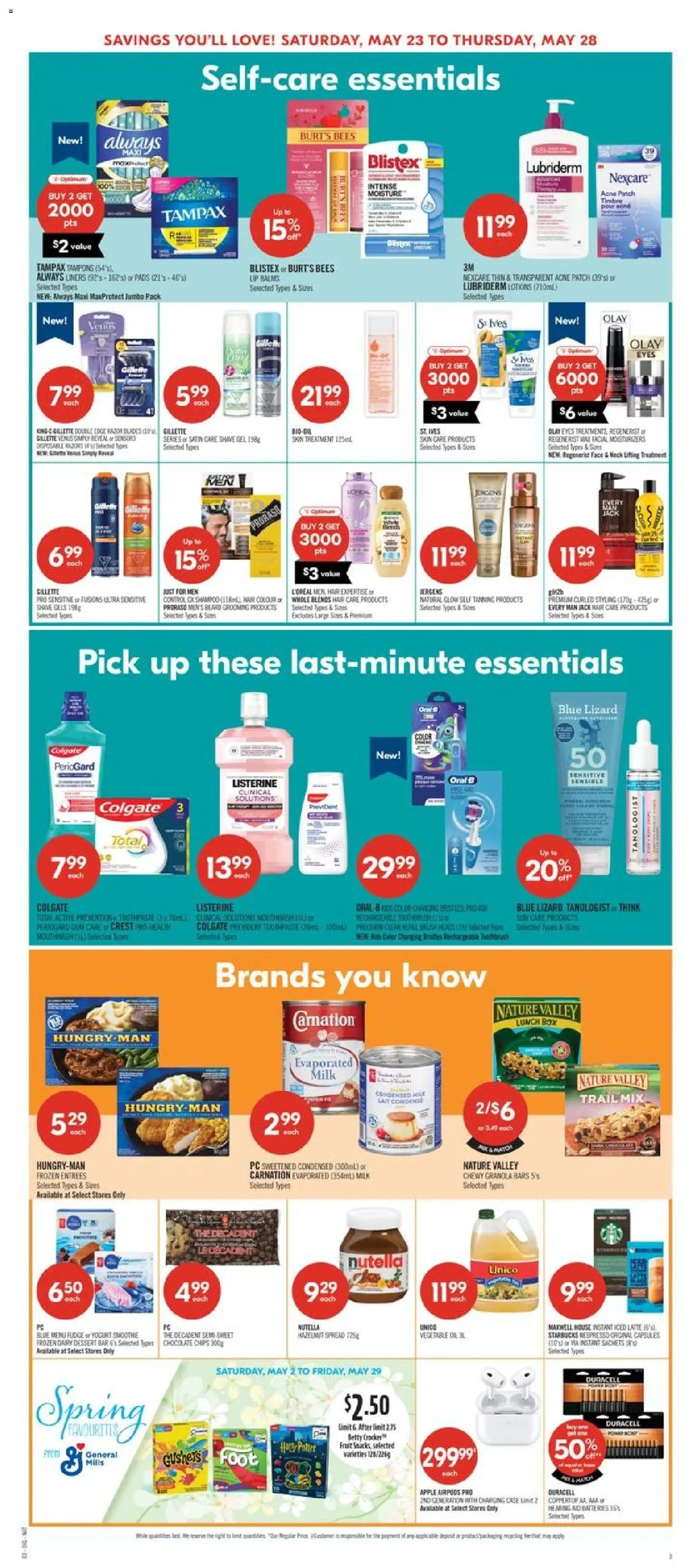 Shoppers flyer valid from 22.05.2026 | Page: 16 | Products: Chips, PC, Shampoo, Chocolate