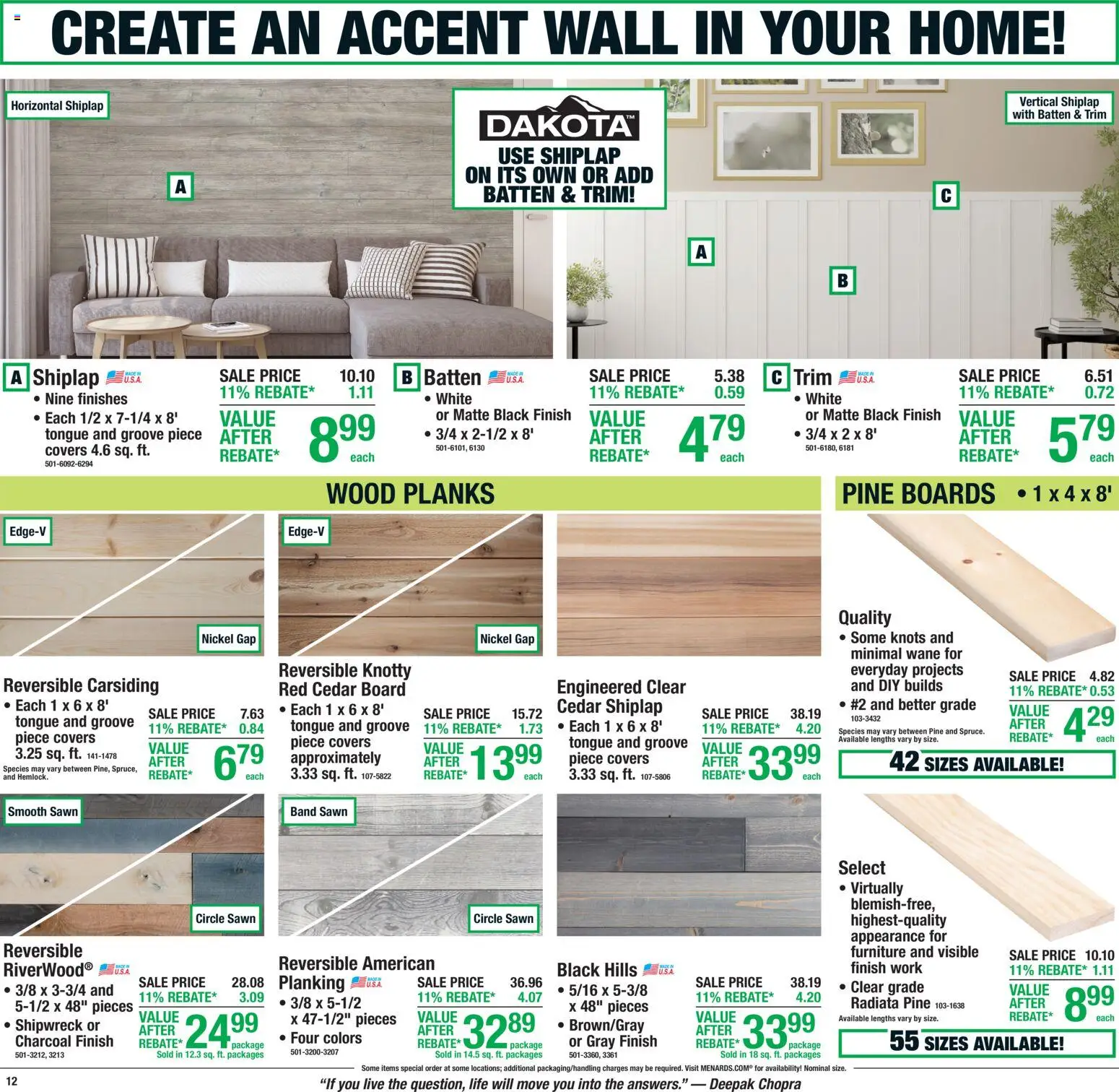Menards Weekly Ad - valid from 08/13/2026 | Page: 15 | Products: Trim, Charcoal