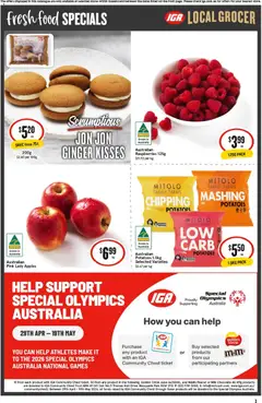 Preview of IGA Local Grocer QLD - valid from 13.05.2026 | Page: 3 | Products: Chicken, Sauce, Seafood, Tuna
