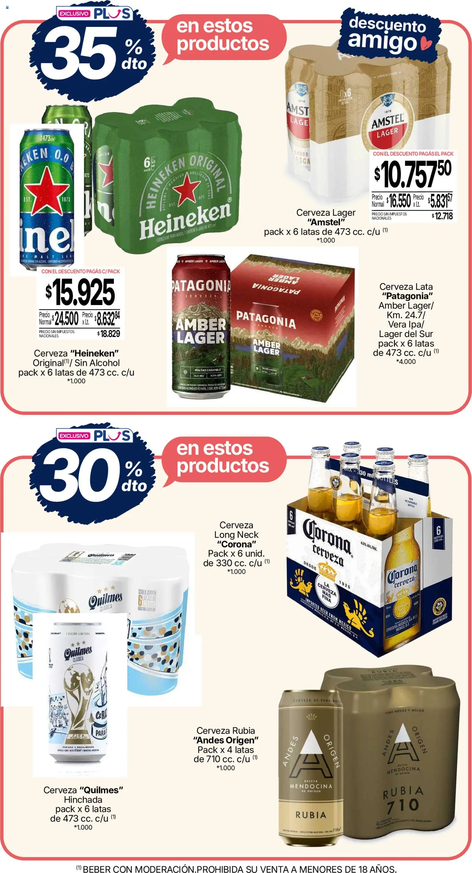 La Anonima - Catálogo especiales - amistad │ válido desde el 09/07/2026 | Página: 12 | Productos: Cerveza