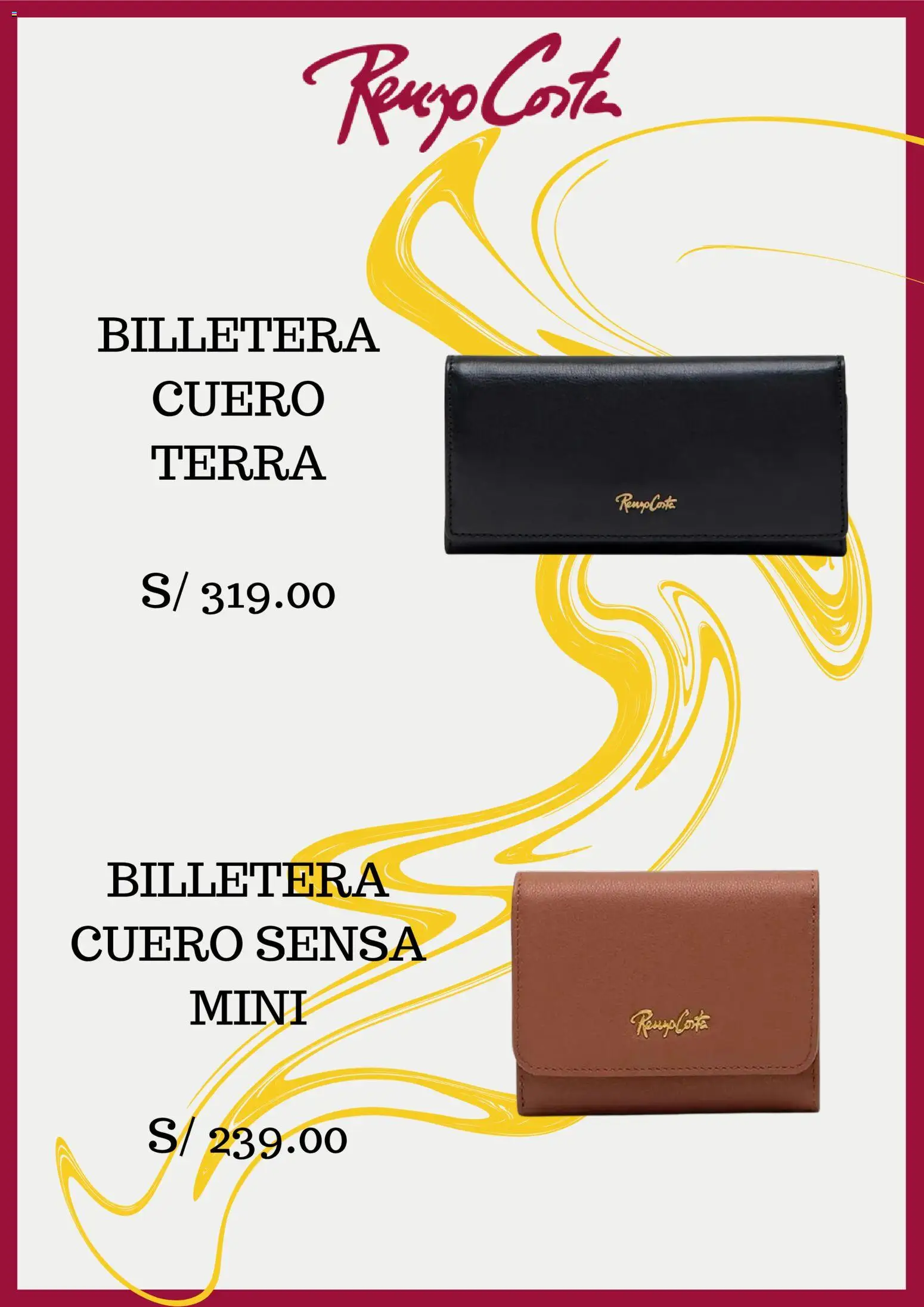 Catálogo Renzo Costa válido desde 21/08/2026 | Página: 2 | Productos: Billetera