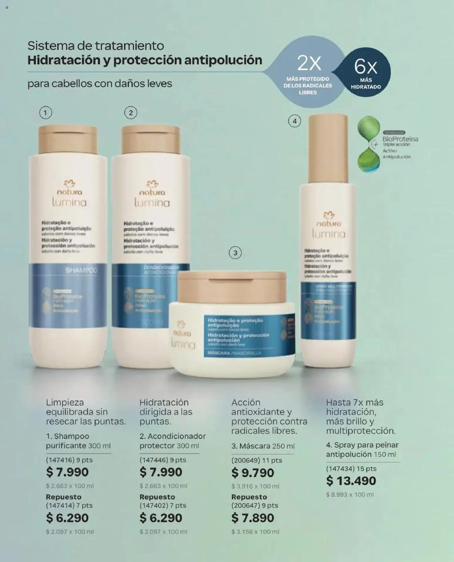 Natura catálogo │ válido desde el 31.08.2026 | Página: 129 | Productos: Brillo, Máscara, Acondicionador, Shampoo