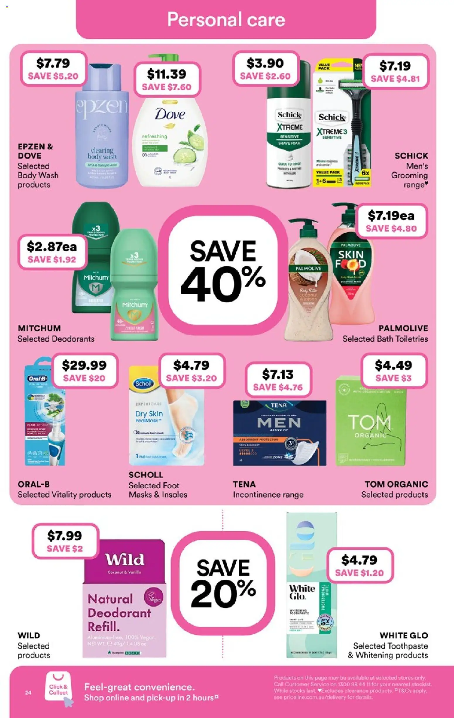 Priceline Pharmacy catalogue - valid from 20.05.2026 | Page: 24 | Products: Bath, Deodorant, Toothpaste